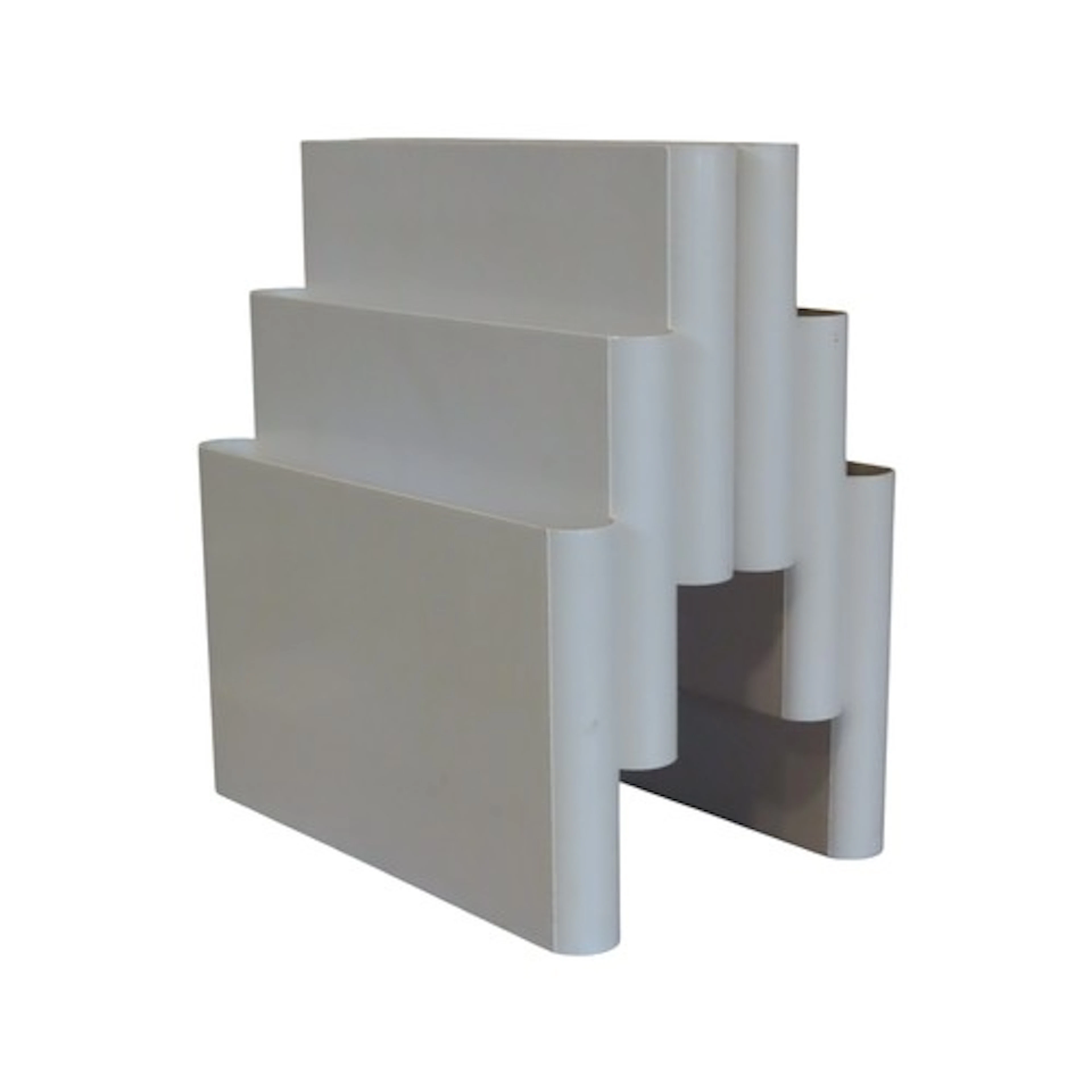 A Giotto Stoppino designed 1970's magazine stand/rack of ste...