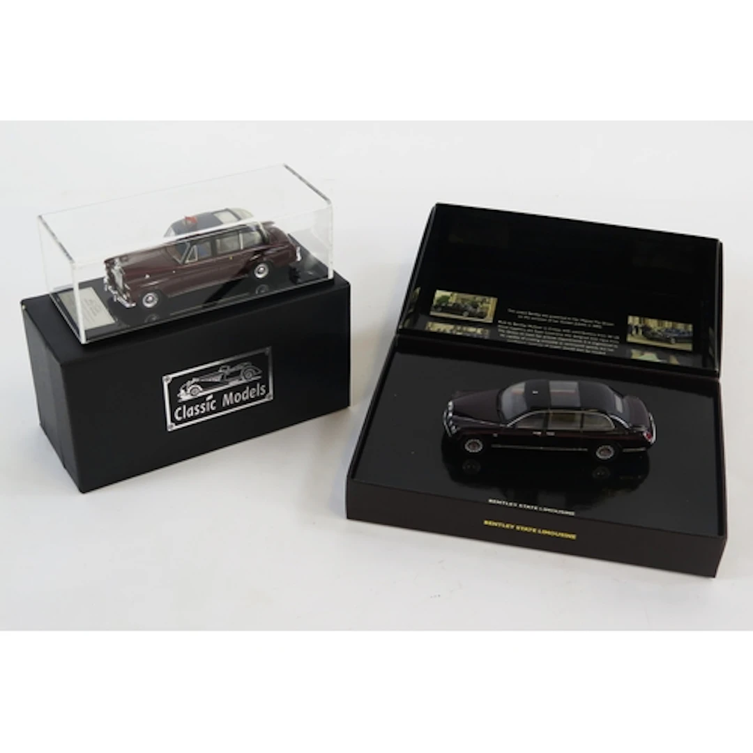 1/43 Royal Car Pair; Classic Models 1/43 Rolls Royce Phantom...
