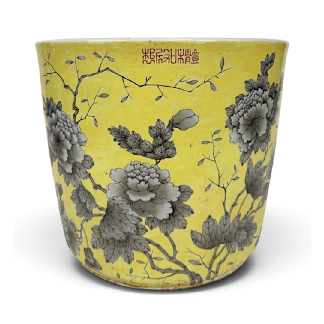 A CHINESE DAYAZHAI JARDINIERE, GUANGXU MARK AND PERIOD 30cm ...
