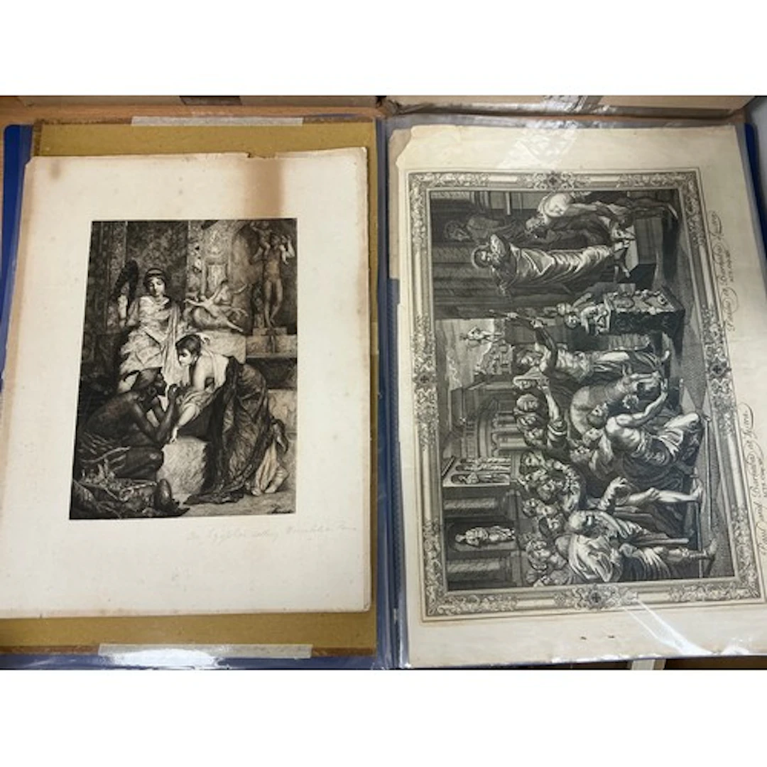 A folio of 18th and 19th century engravings - Henry Siemirad...
