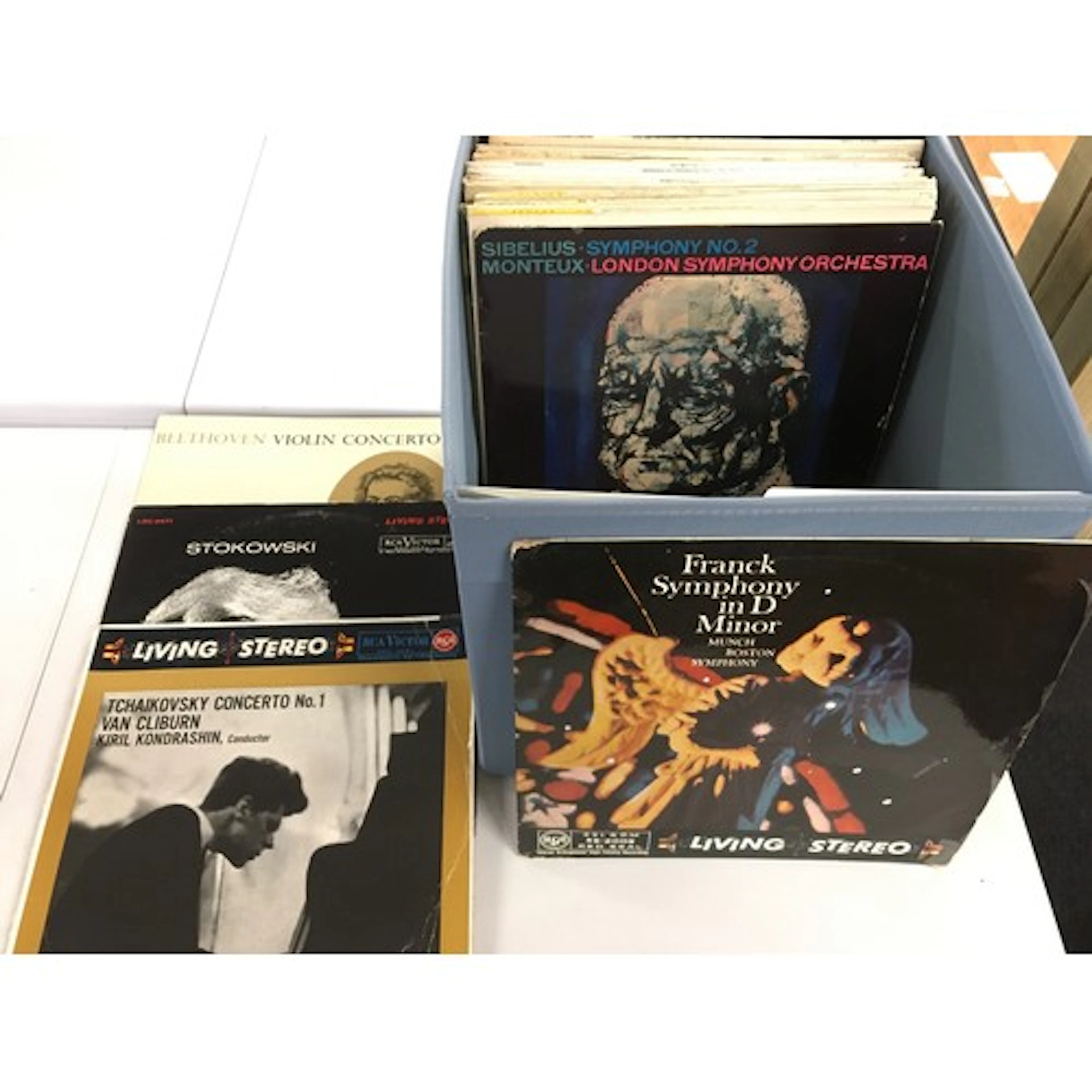 A collection of classical music LPs comprising various early...