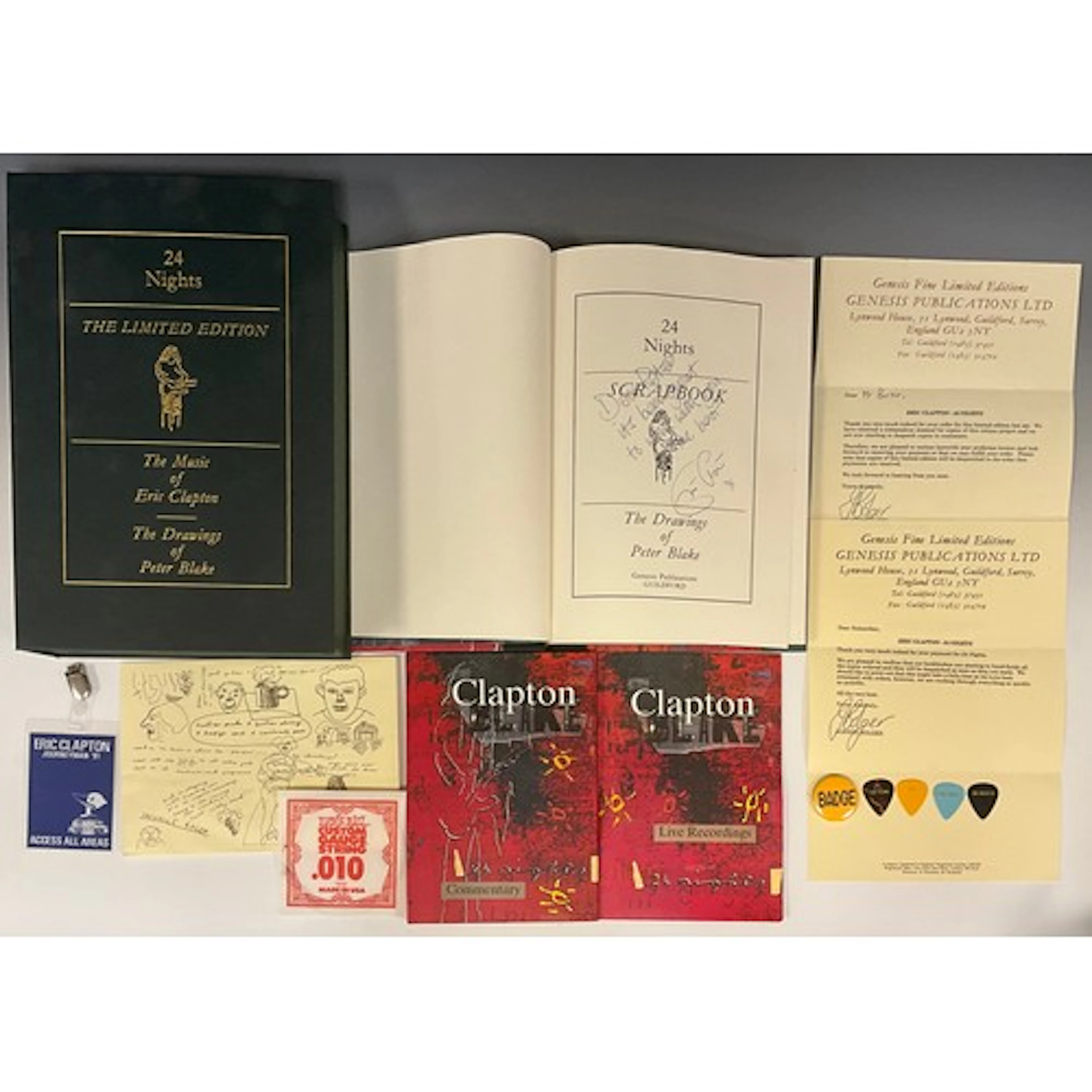 24 Nights - The music of Eric Clapton; the drawings of Peter...