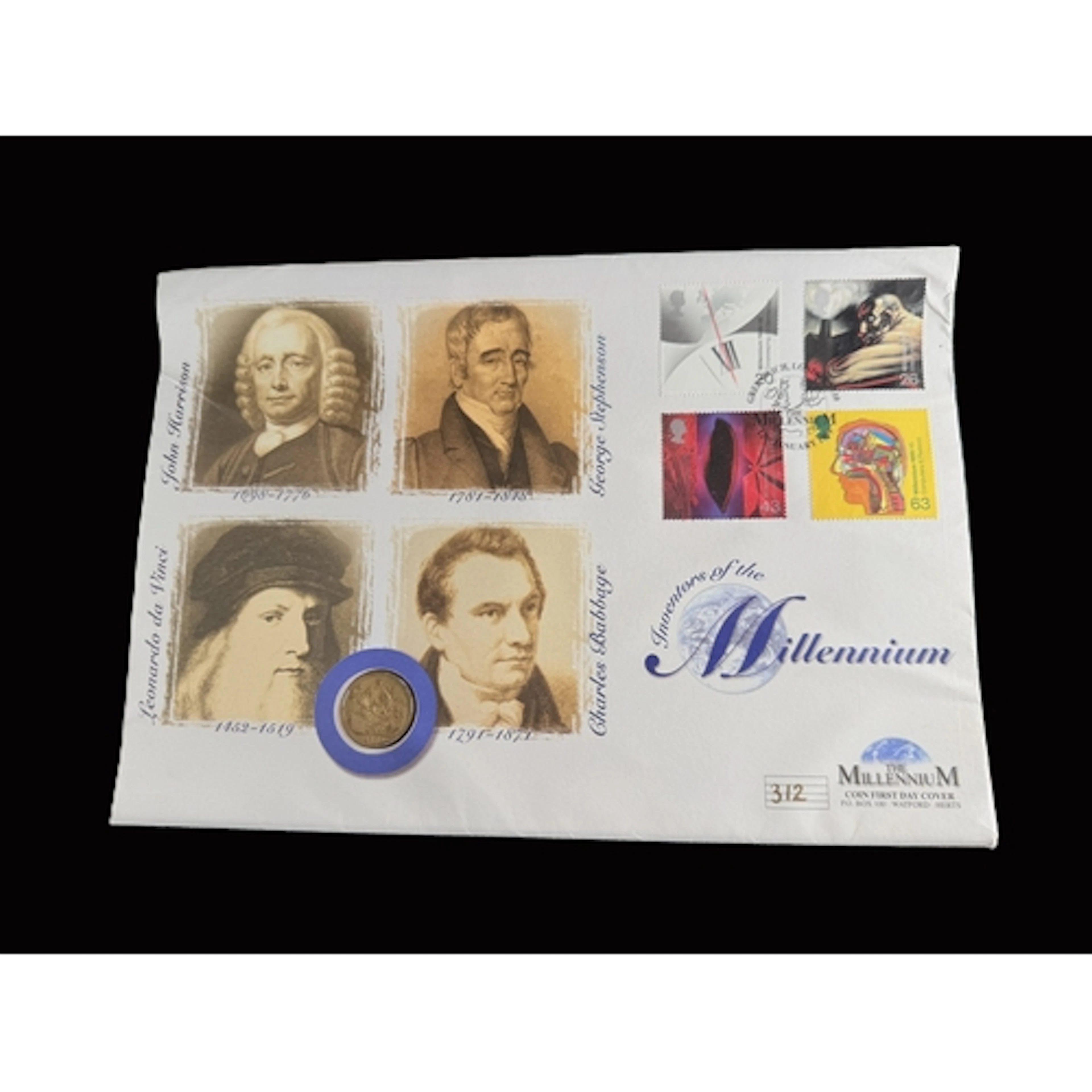A 1900 sovereign "Millennium Gold Sovereign Coin First Day C...