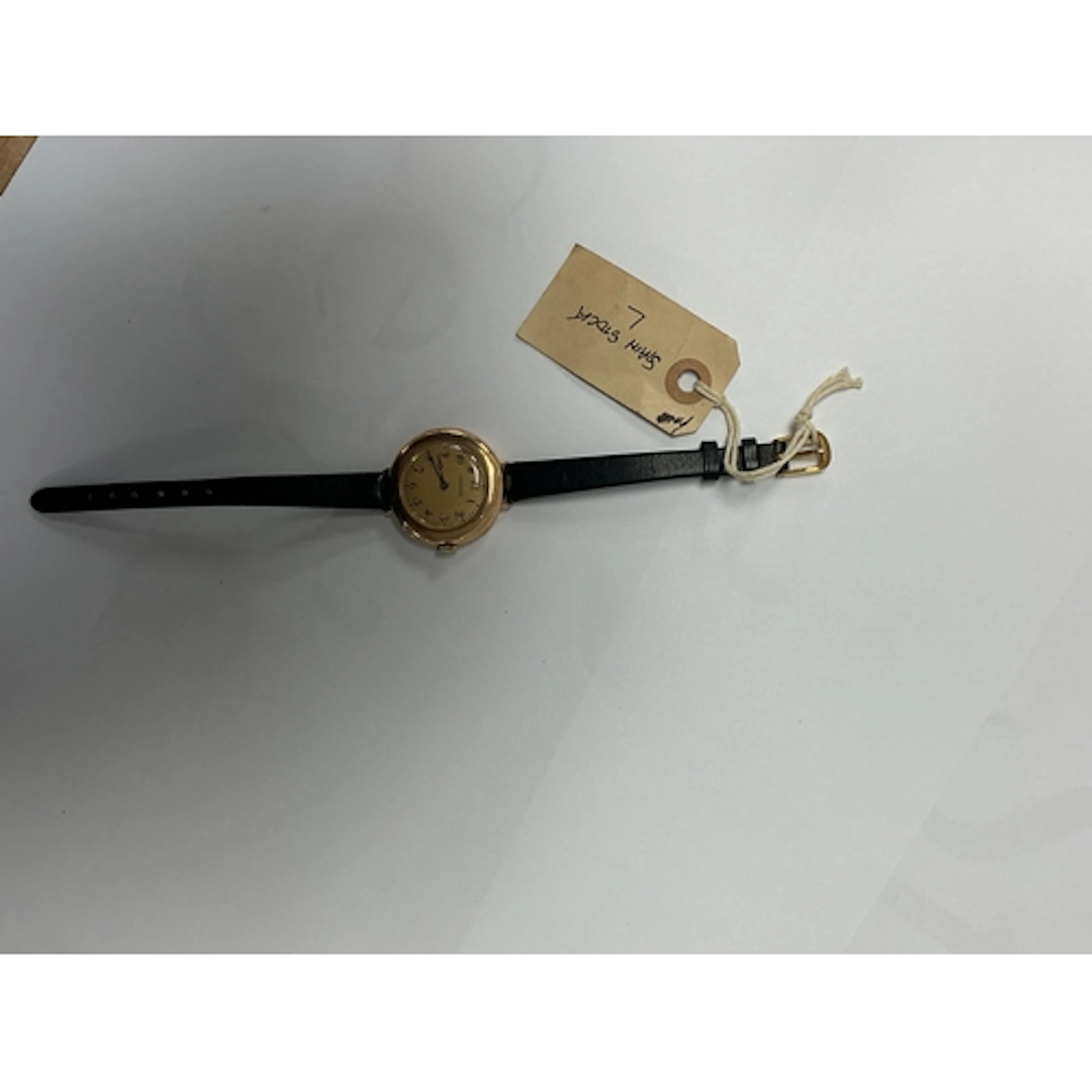A vintage Longines wristwatch having yellow metal case. Appr...