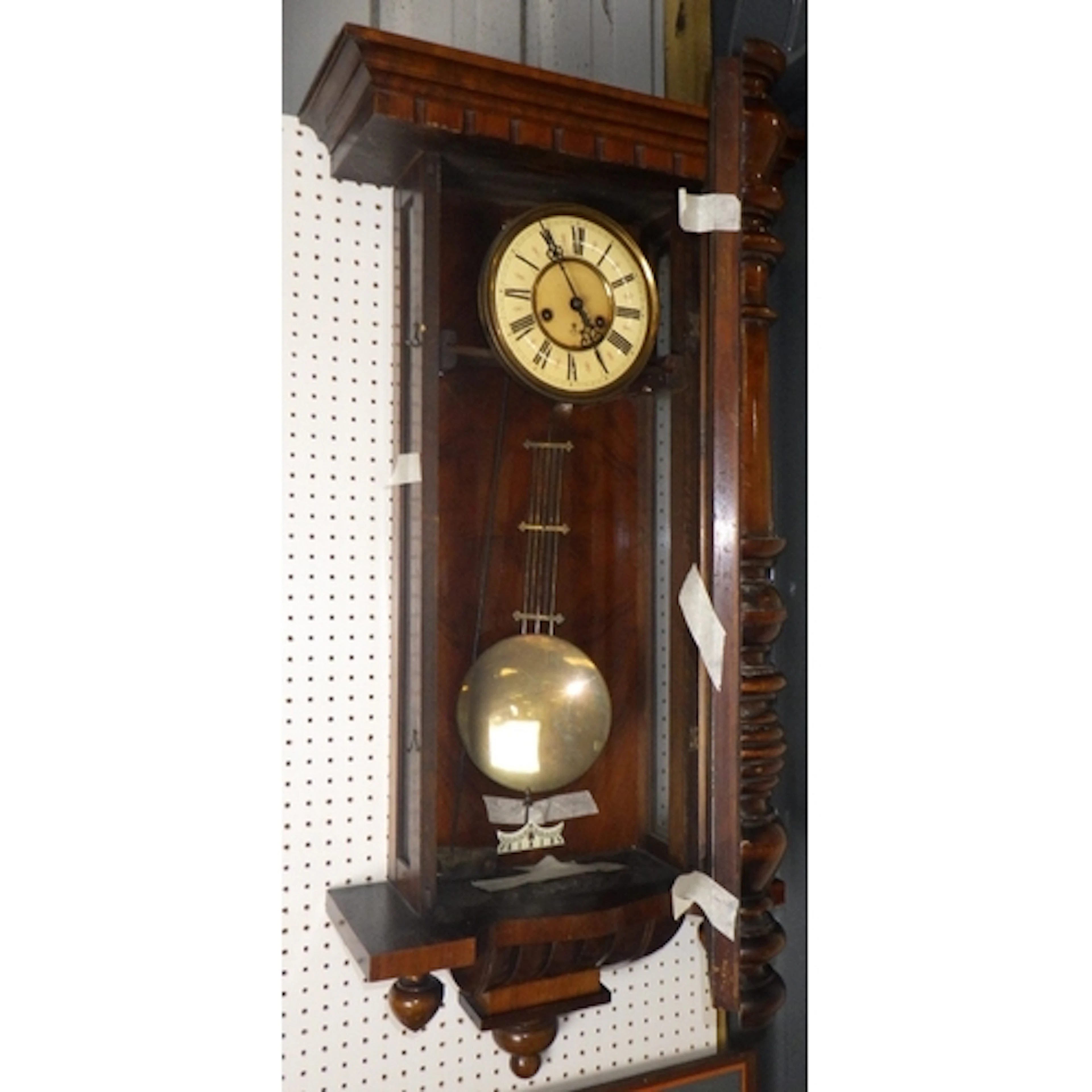 A Gustav Becker Vienna wall clock