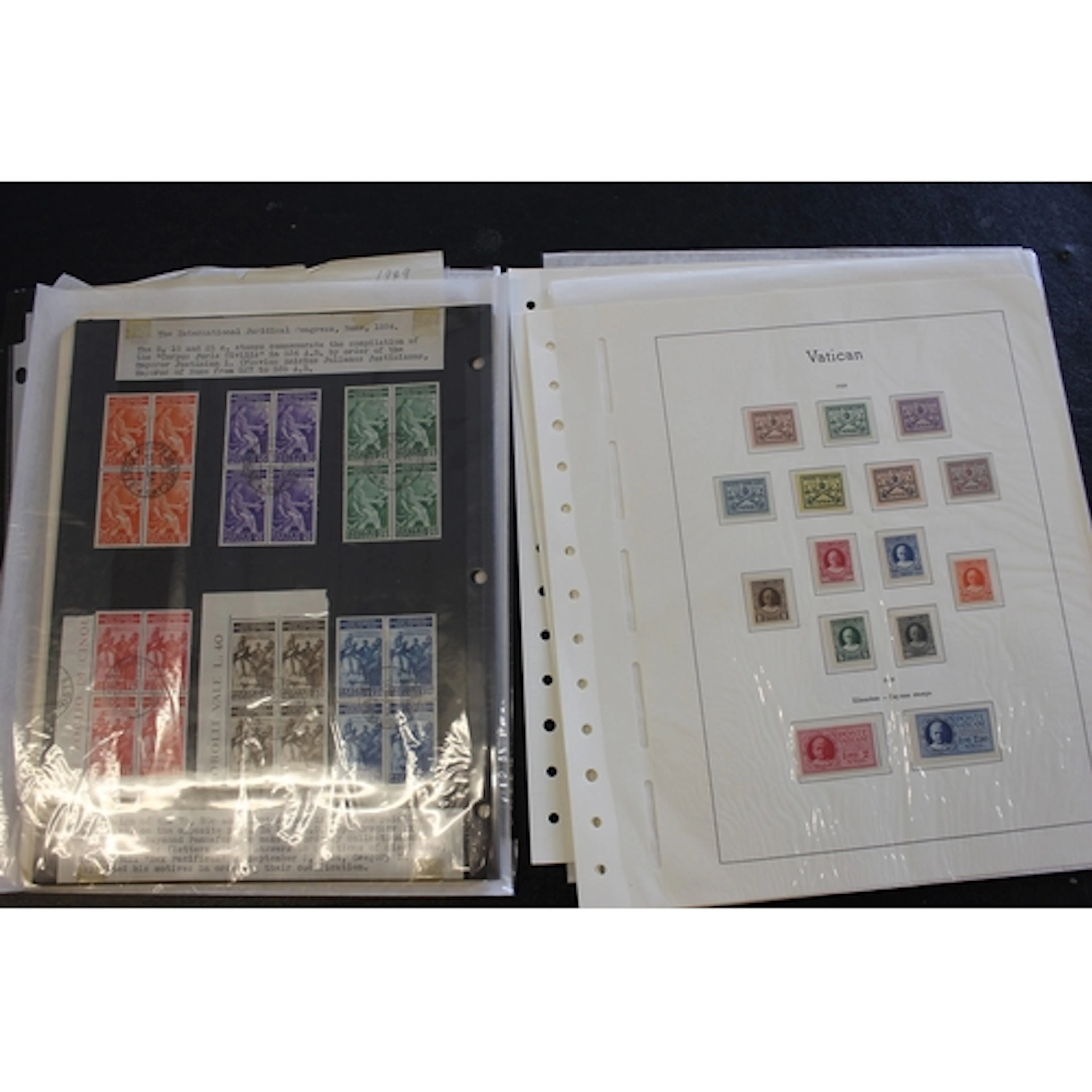 Vatican. Used seln in stockbook and loose leaves, incl 1929 ...