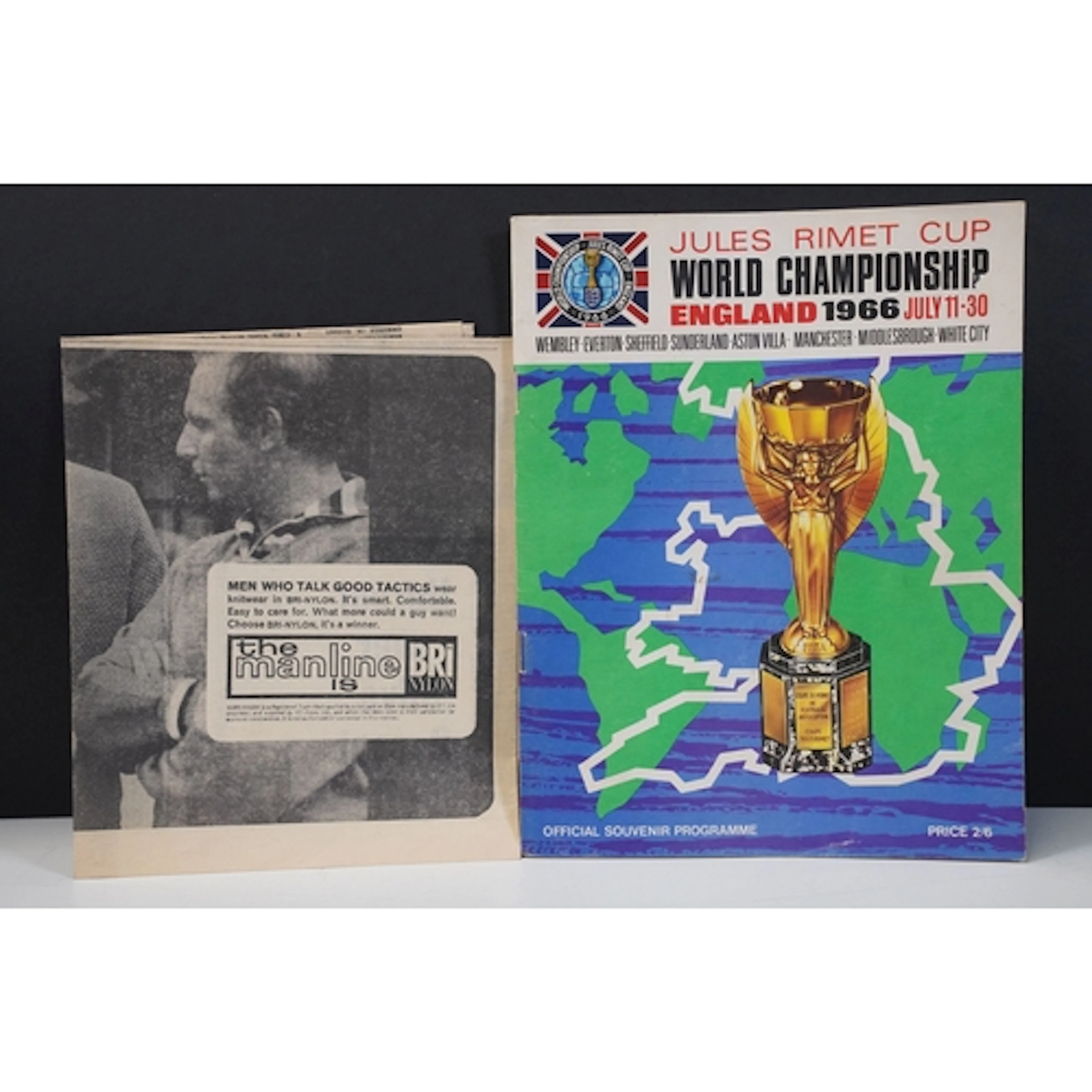 Football memorabilia- World Cup Final 1966 England v West Ge...
