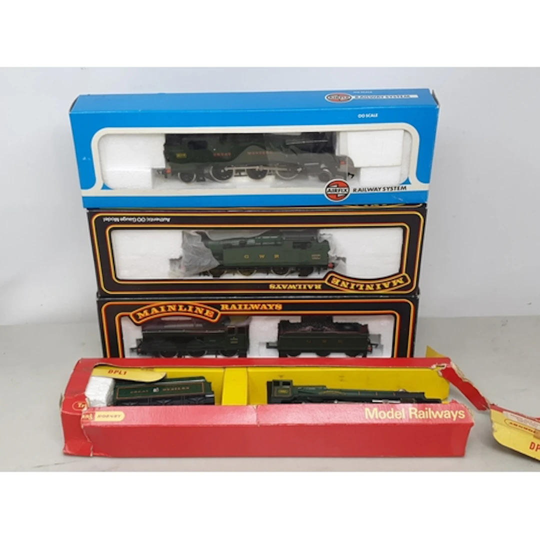 Four 00 gauge GWR steam Locomotives comprising Mainline Rail...