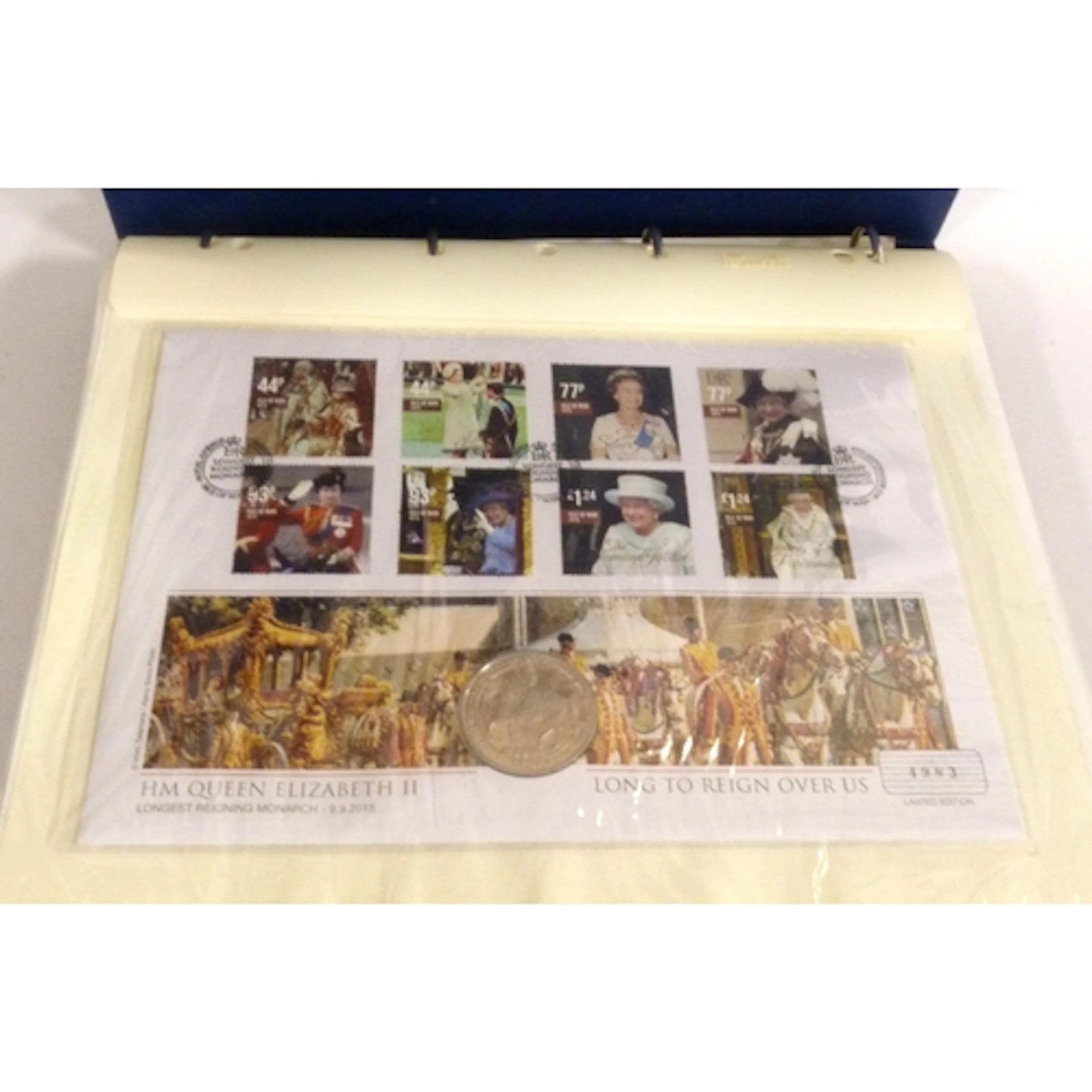 Folder of Commonwealth coin first day covers to include main...