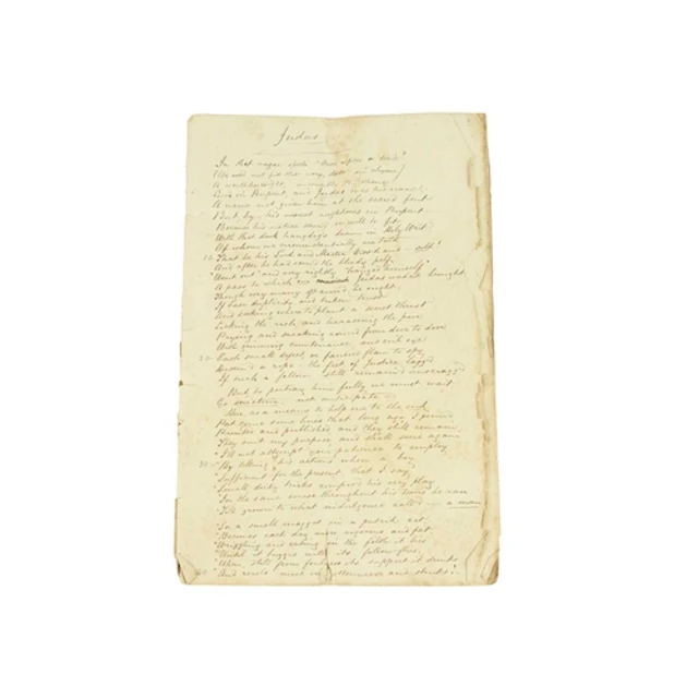 (Manuscript) Judas of Penpont A 19th Century MS satirical po...