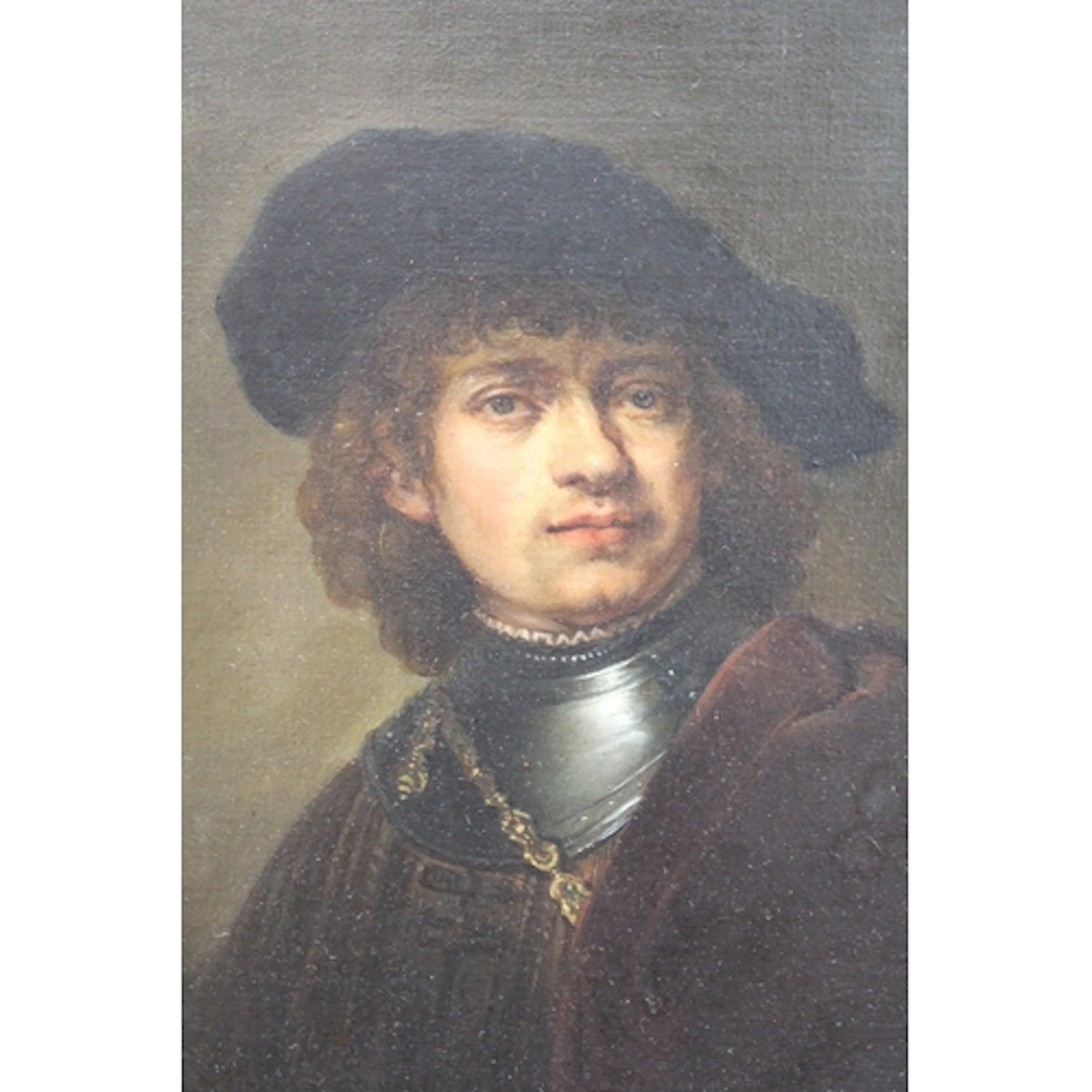 Pair of 19th Century oils on canvas, portraits of Rubens and...