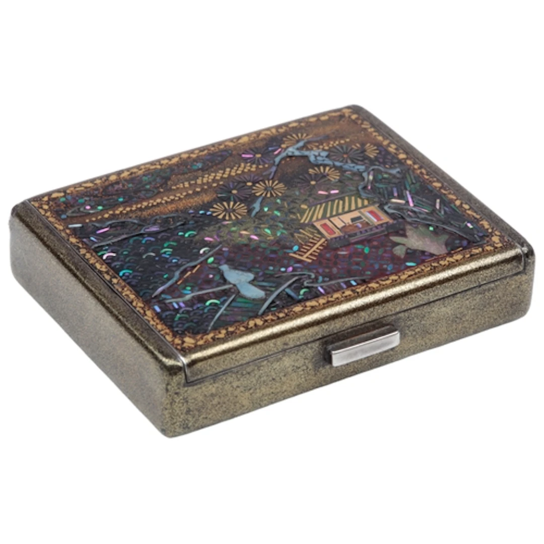 Namiki for Dunhill, a very rare Art Deco silver and lacquer ...