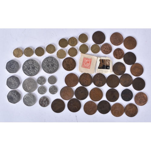A collection of pre and post decimal coins (Qty)