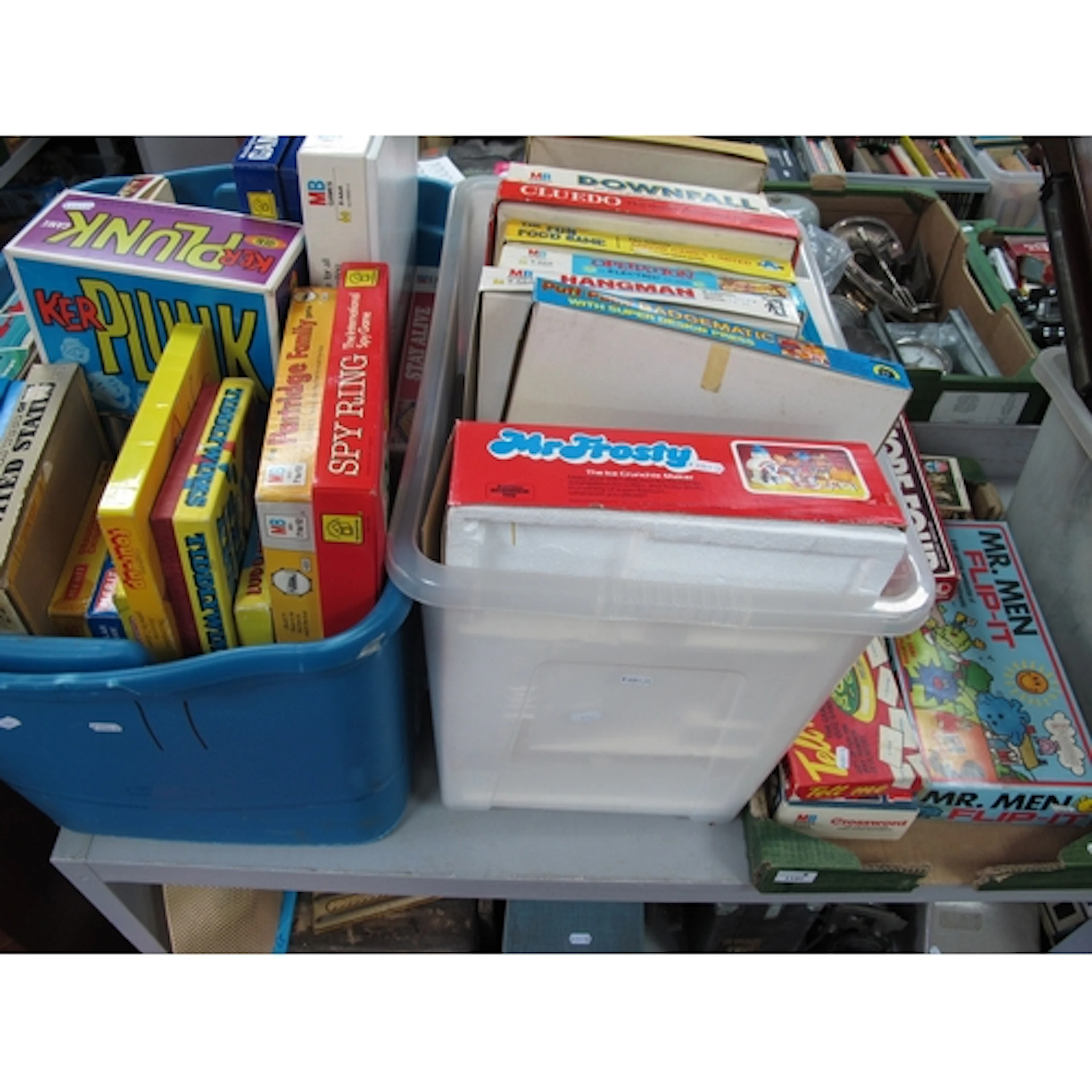 Large quantity of vintage board games, including Waddington ...
