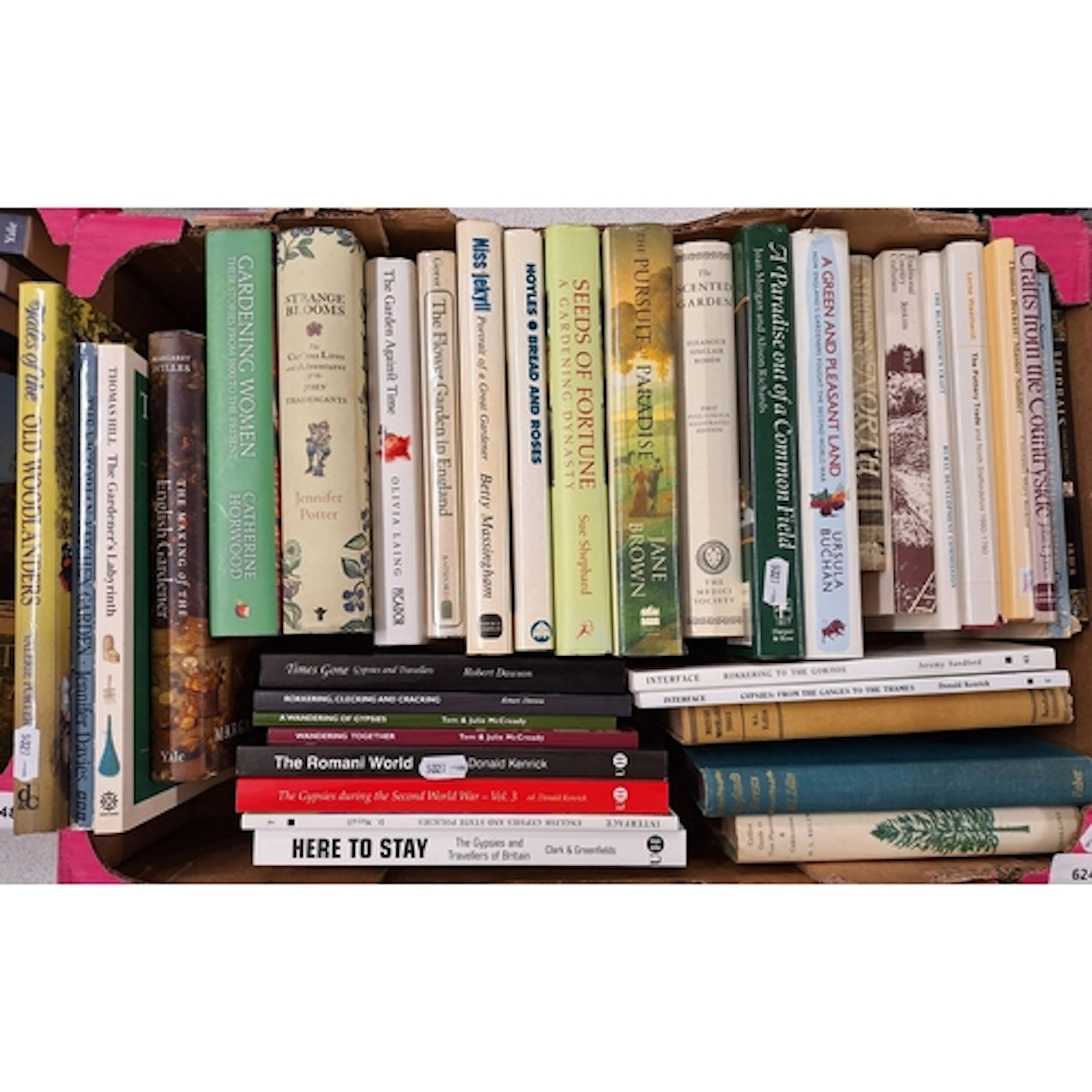 Books incl. Tales of the Old Woodlanders, The Gardener's Lab...