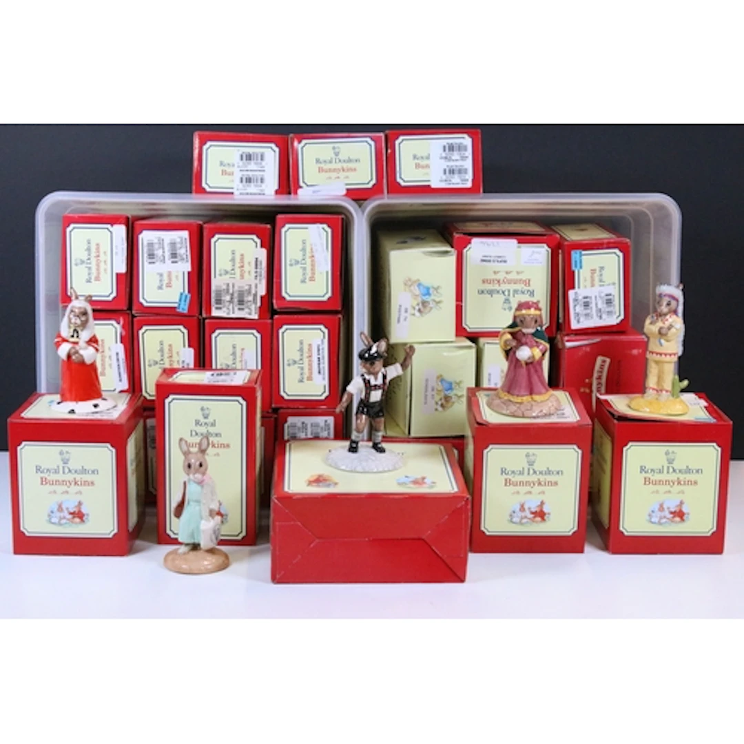 Collection of Royal Doulton Bunnykins, comprising Golfer, My...