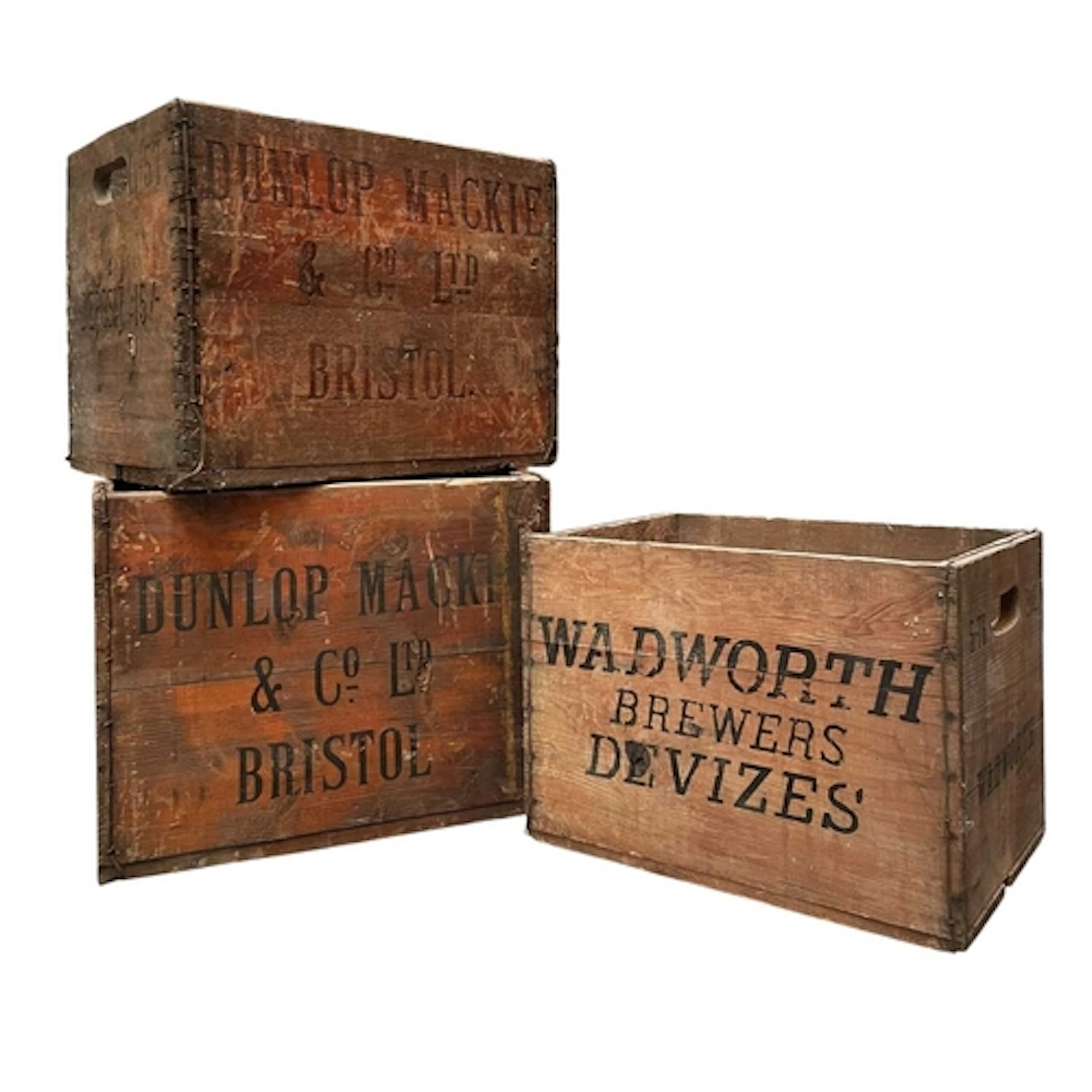 Local Advertising - a set of three vintage 20th century 'ind...