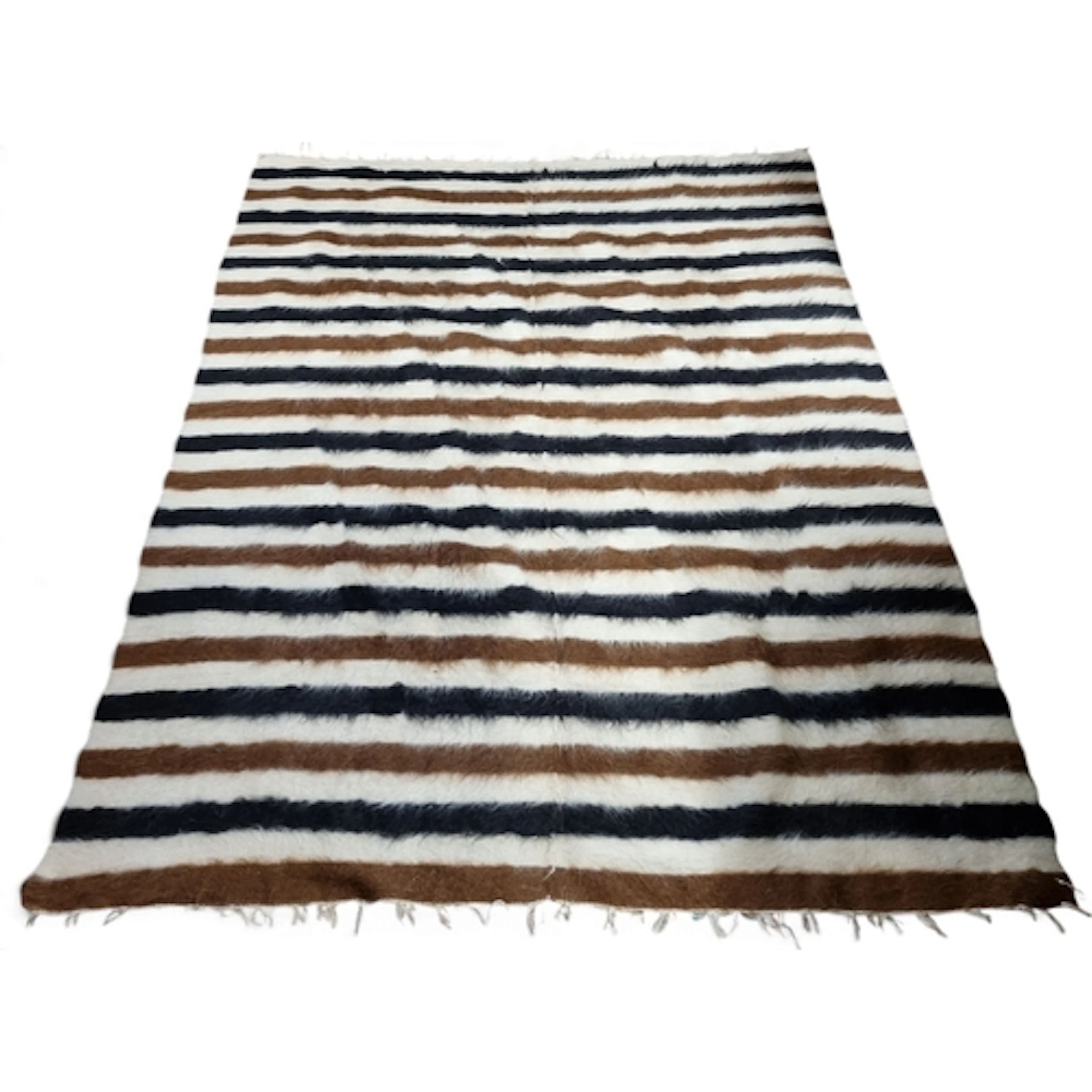 A good Goat Hair Rug. 200 x 156 cm approx.