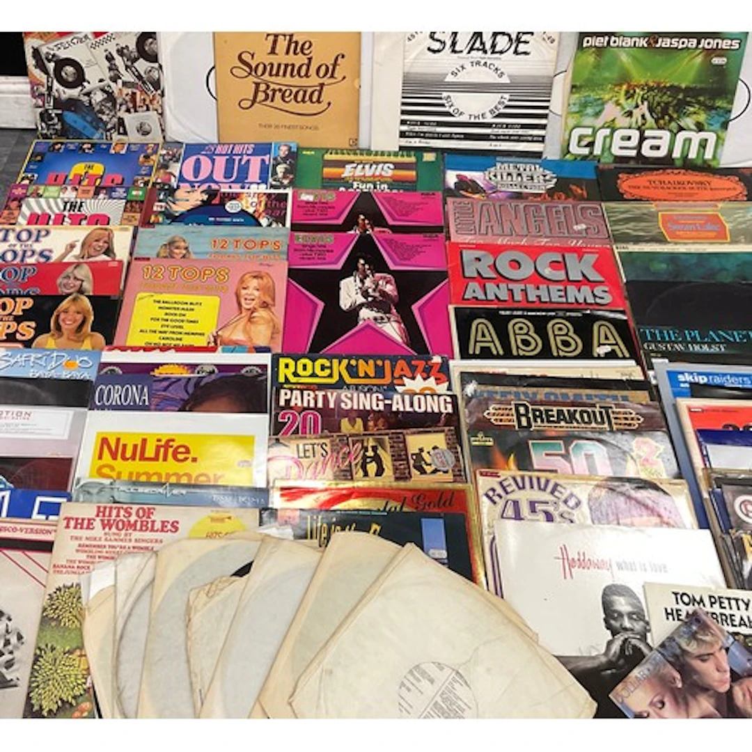 Vinyl - various 1970’s and later 12” records including Dance...