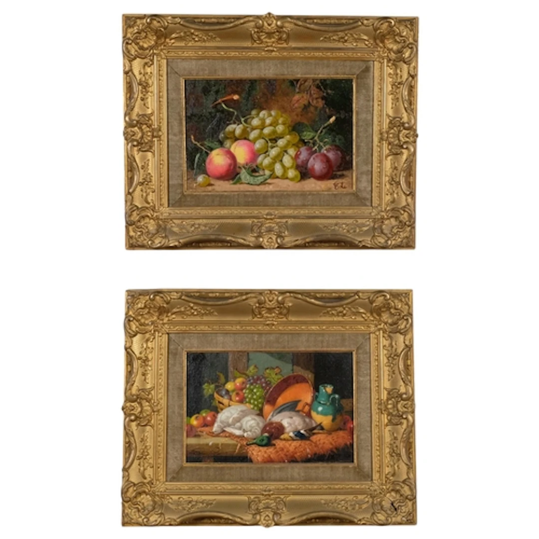 Charles Thomas Bale (1845 - 1925), pair of still life studie...