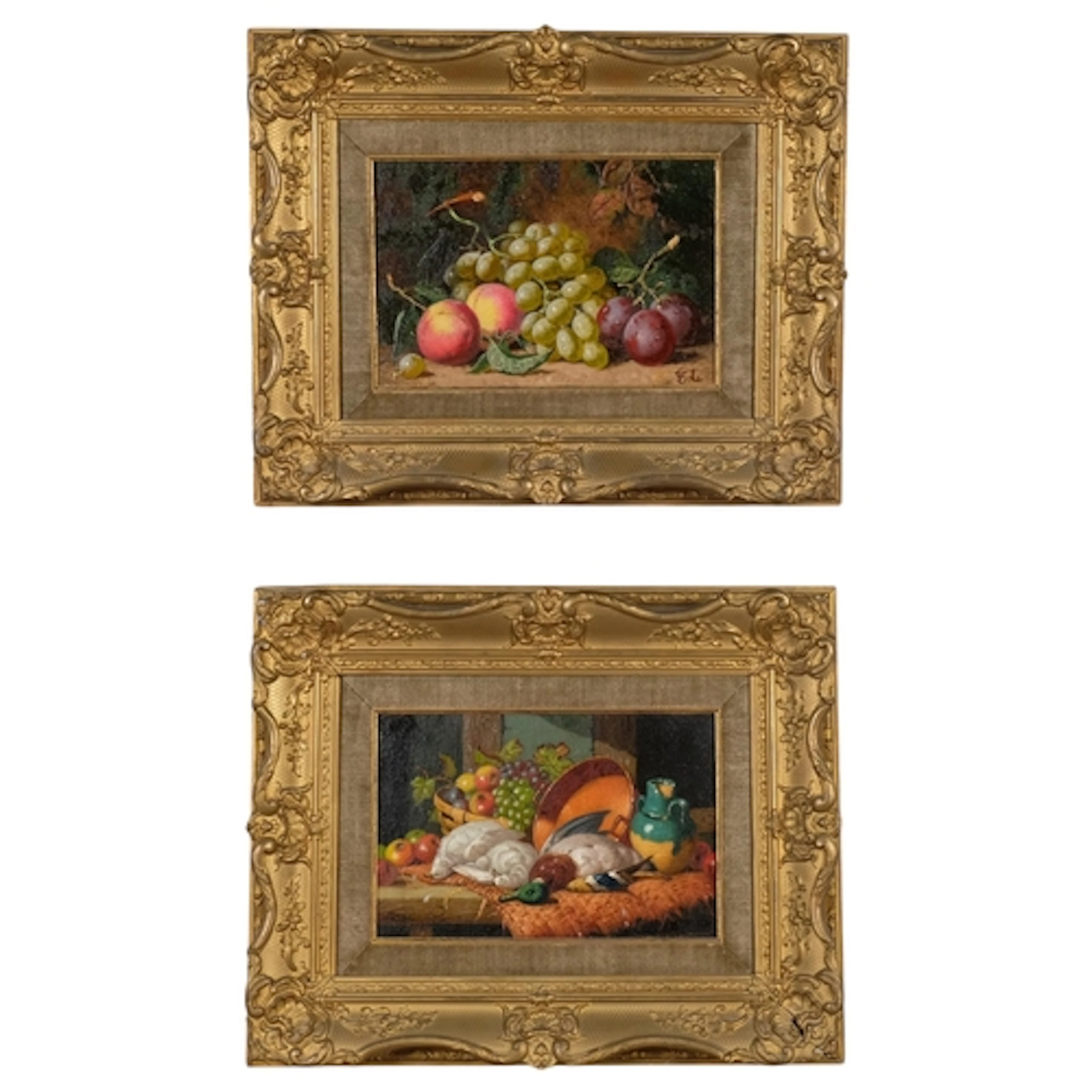 Charles Thomas Bale (1845 - 1925), pair of still life studie...