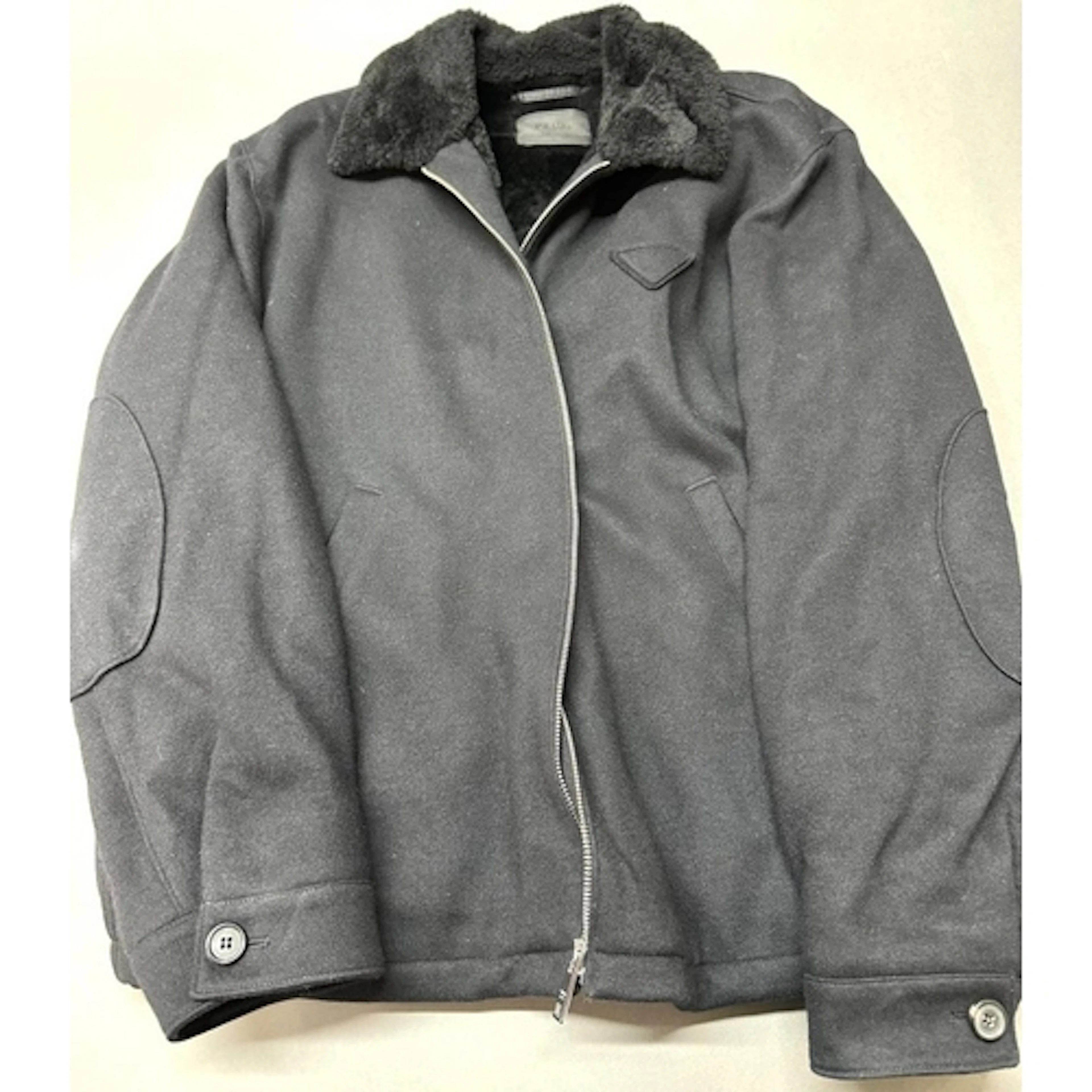 A Black Prada blouson jacket, size 54