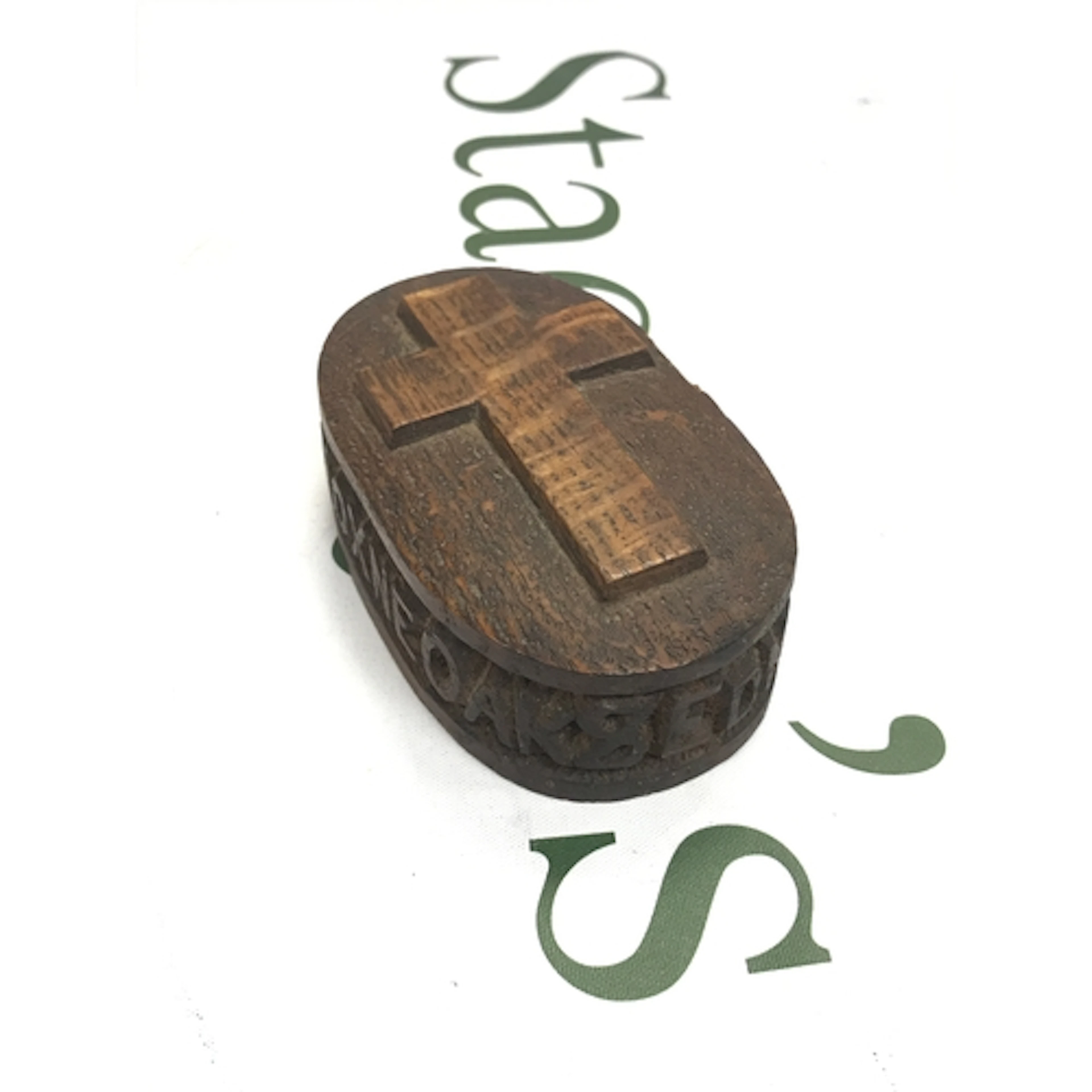 A Black Forest box with hidden compartment covered by metal ...