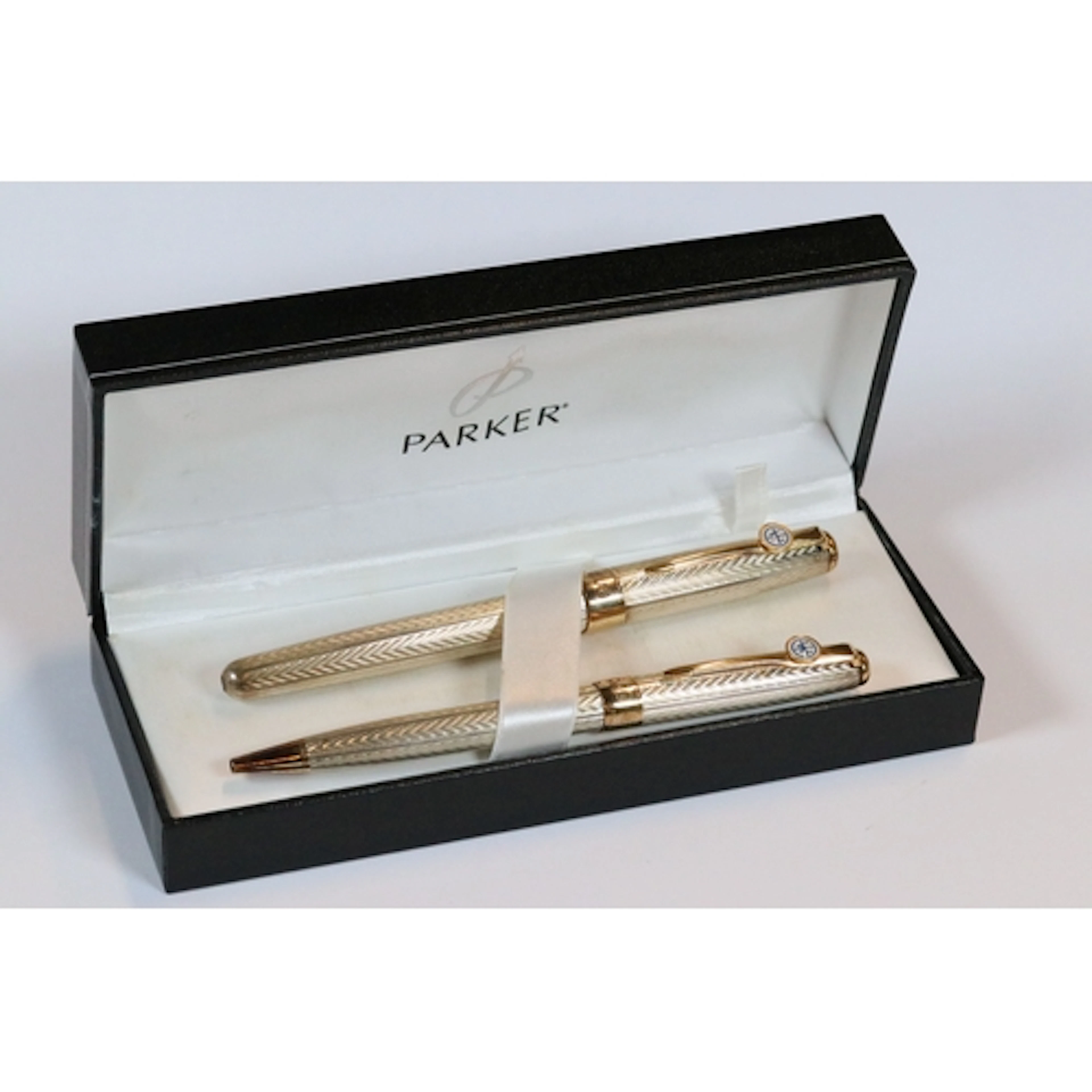Parker Sonnet pen set, awarded by Westinghouse brakes as a L...