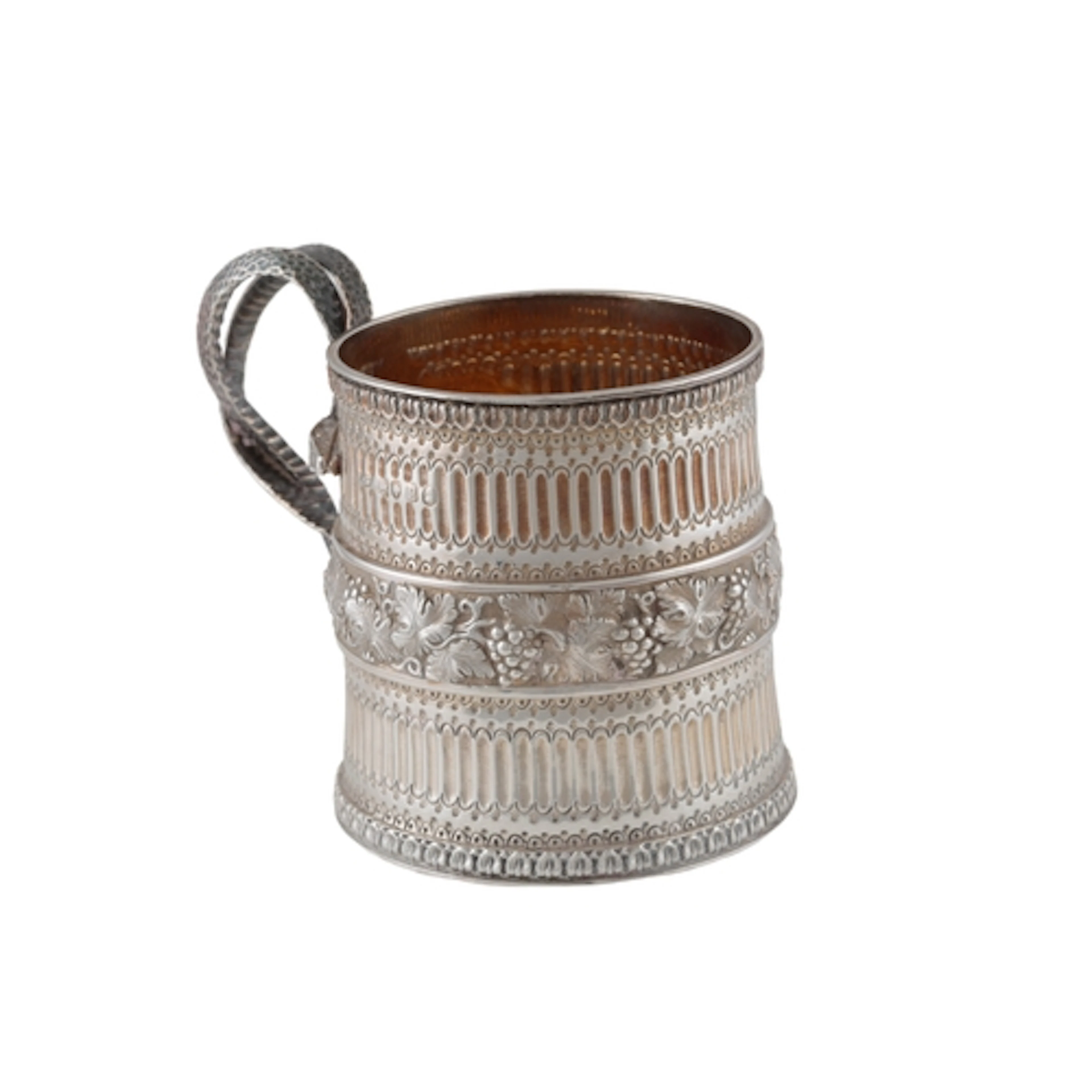 A William IV silver christening mug, by Charles Gordon, with...