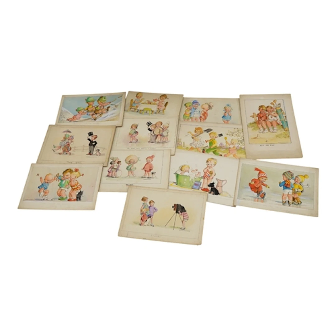 Madge Williams, a set of twelve humorous childrens original ...