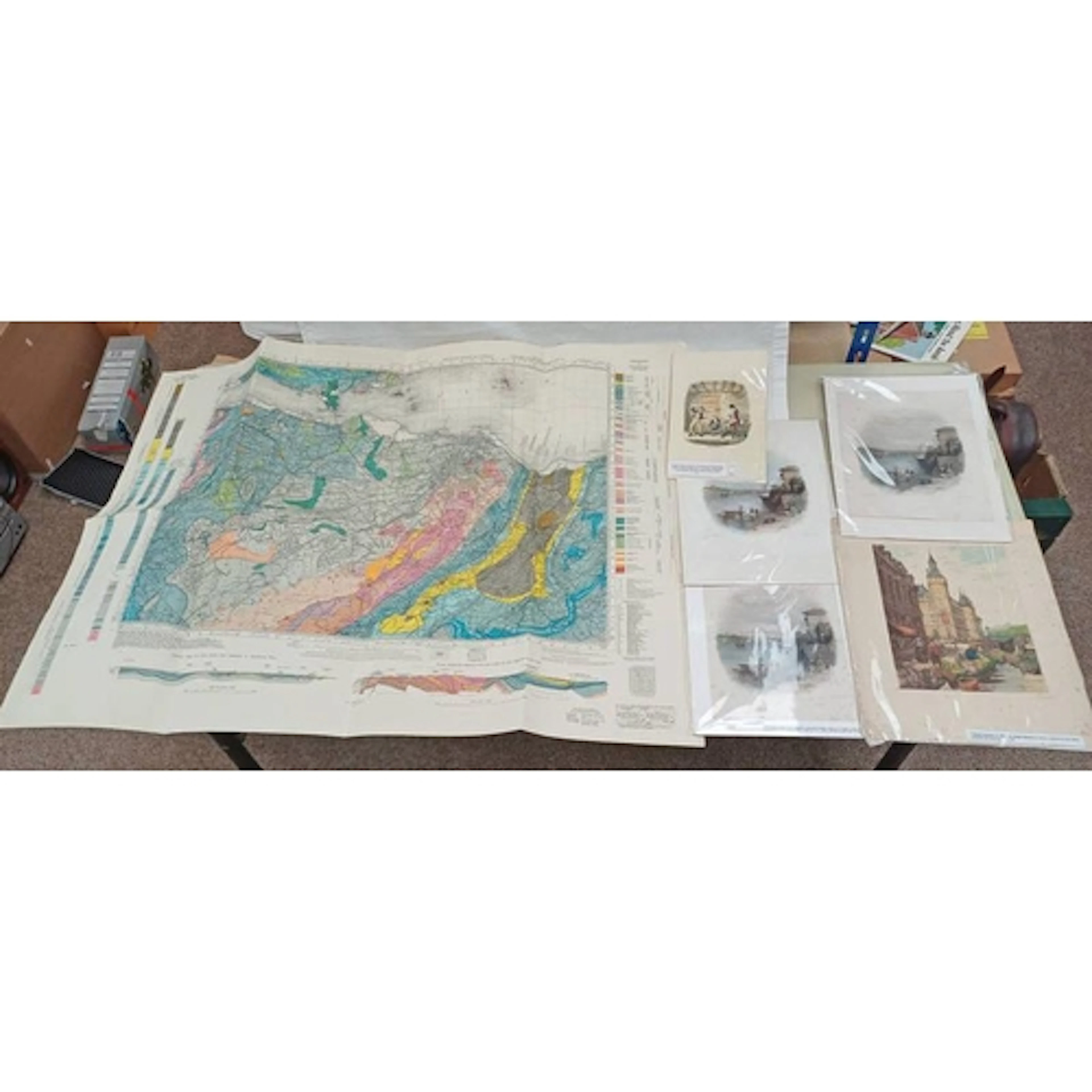 VARIOUS UNFRAMED COLOUR ENGRAVINGS TO INCLUDE ; ''MASTER BAT...