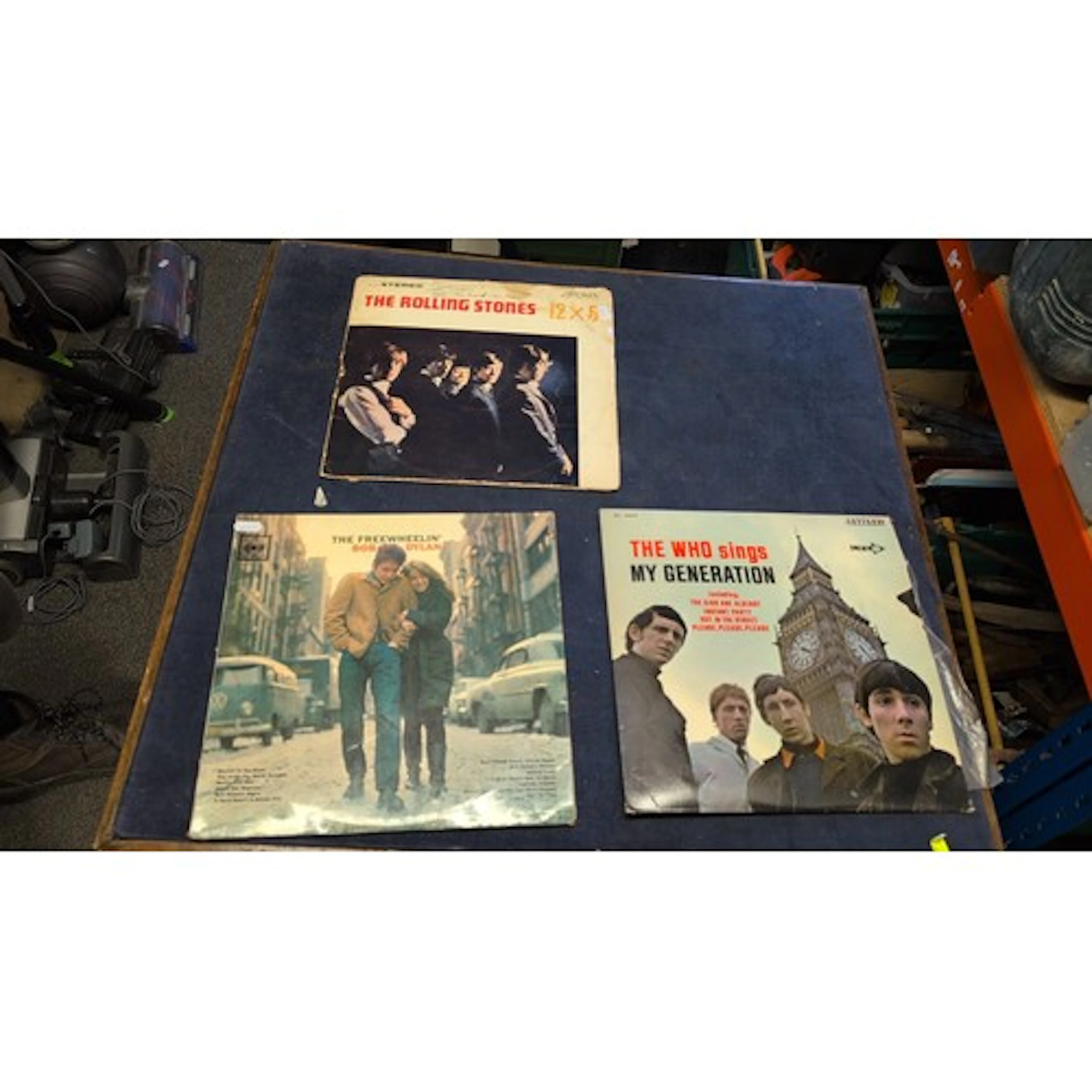 Three mid-1960s stereo vinyl LPs in original sleeves: The Ro...