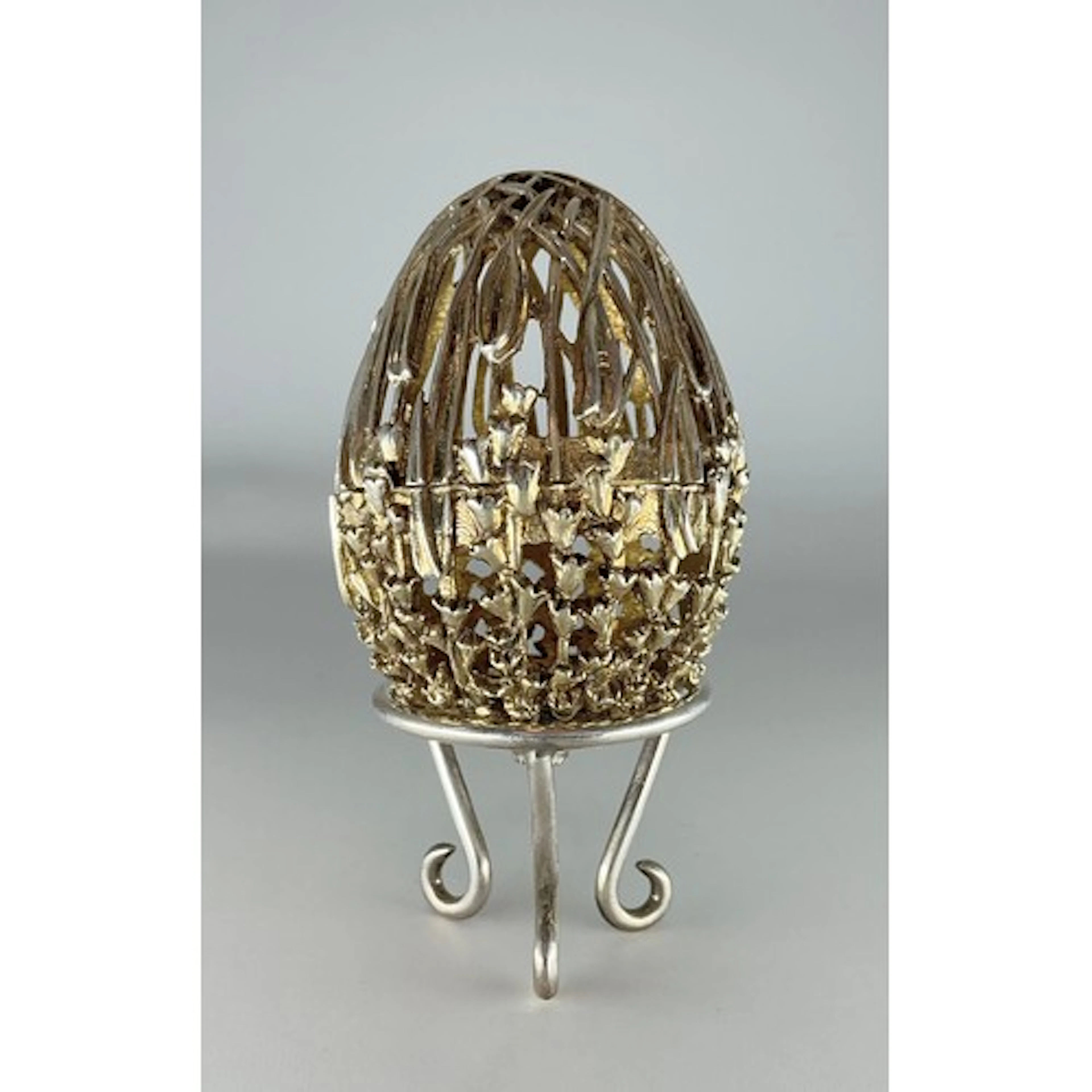 An Elizabeth II silver-gilt St James's House Easter Egg, 198...