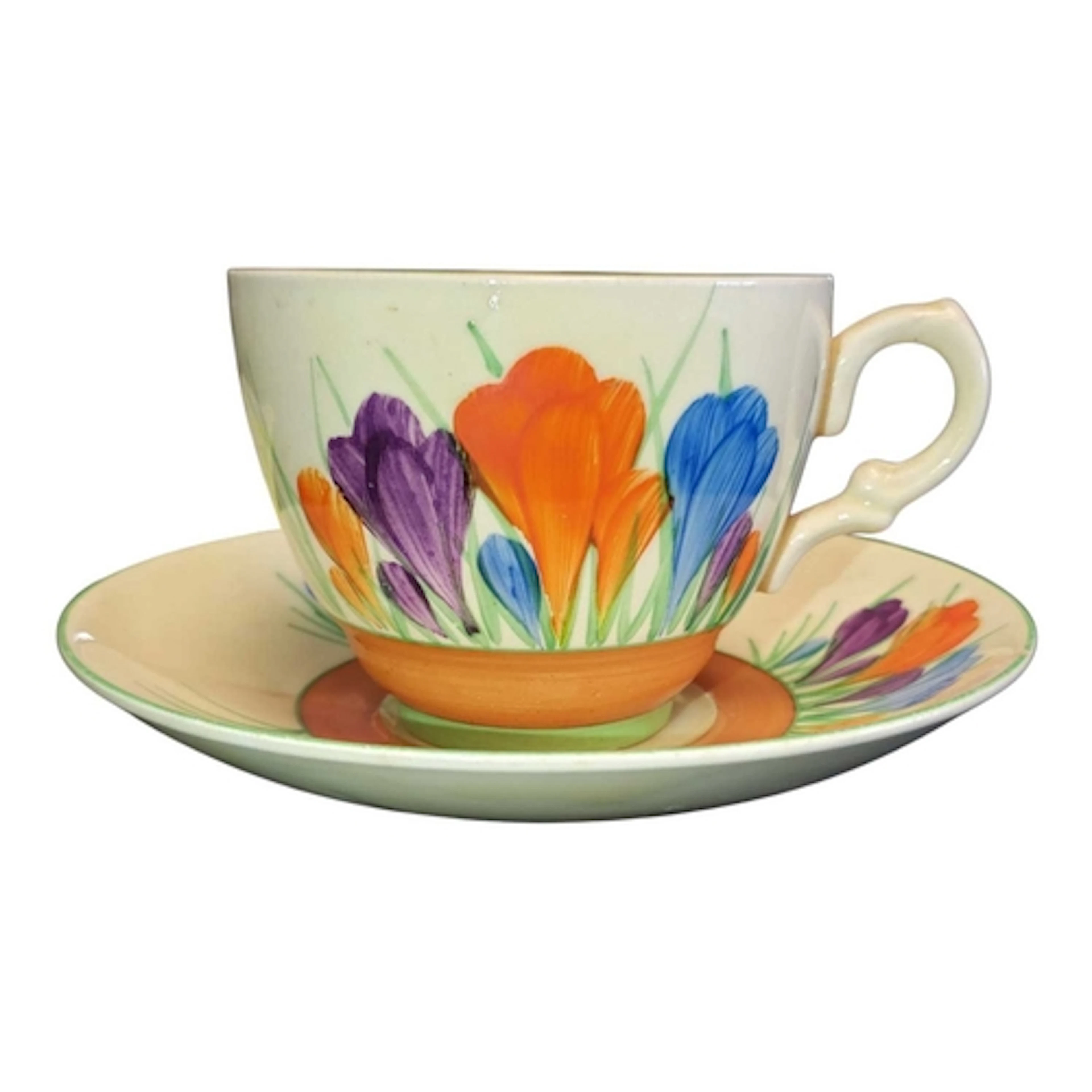 Clarice Cliff - Crocus - A vintage 20th century circa 1930s ...