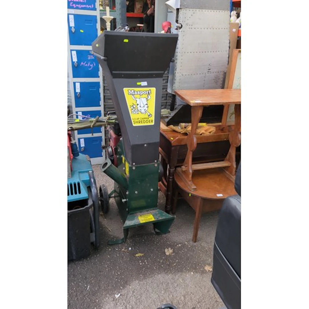 Masport 5.0 HP petrol chipper-shredder with a Briggs & Strat...