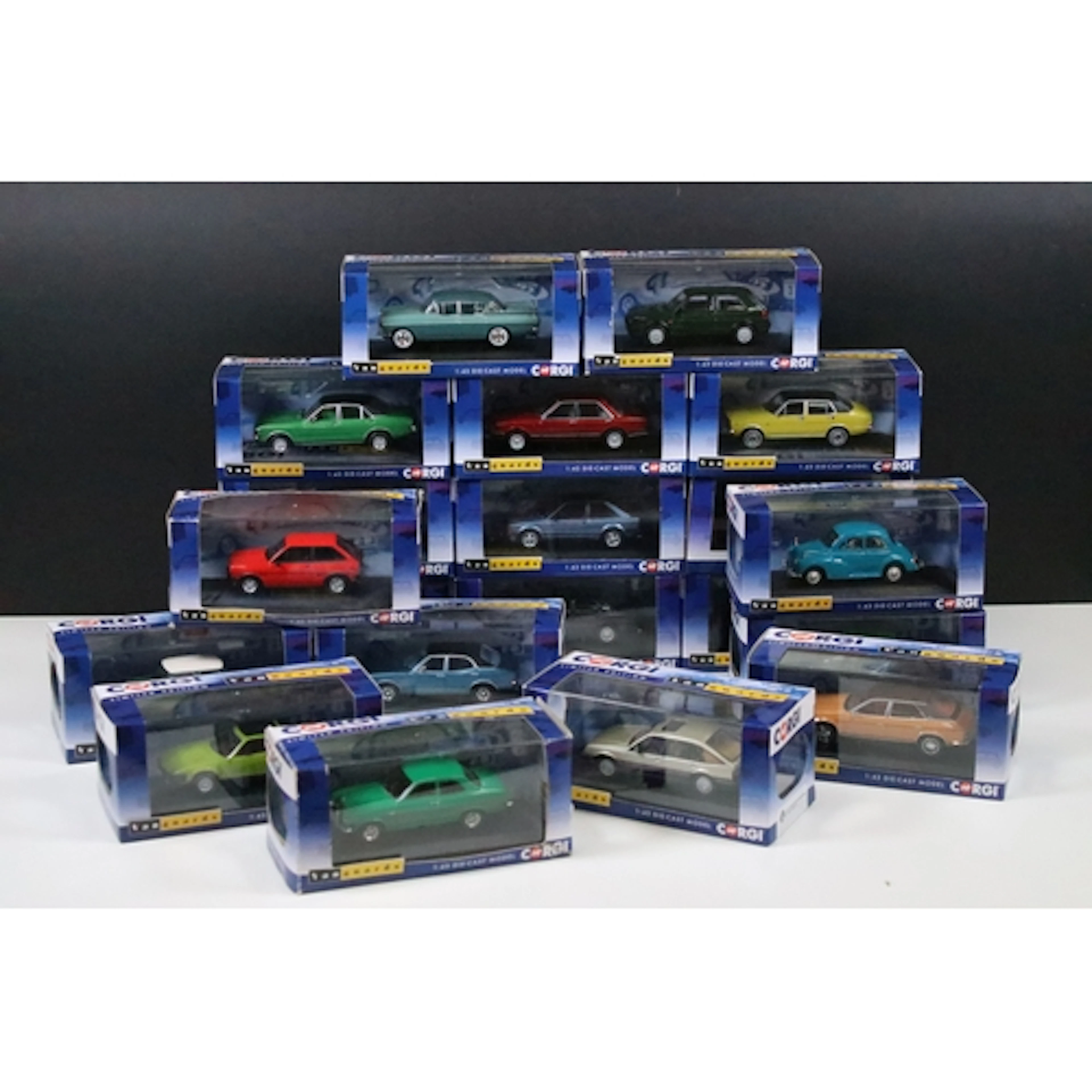20 Boxed / cased Corgi Vanguards diecast models to include V...
