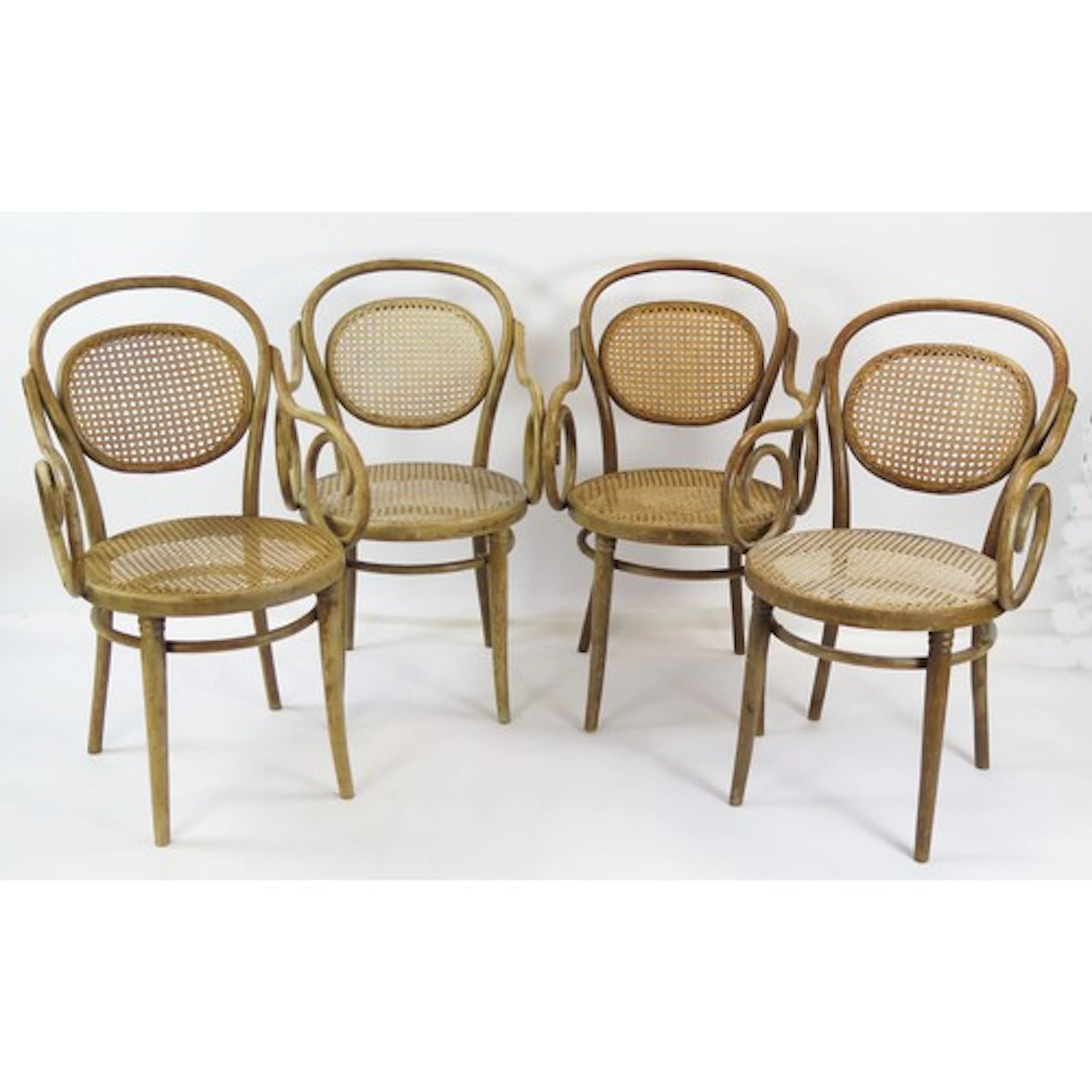 Early twentieth century bentwood chair model number 11 by de...