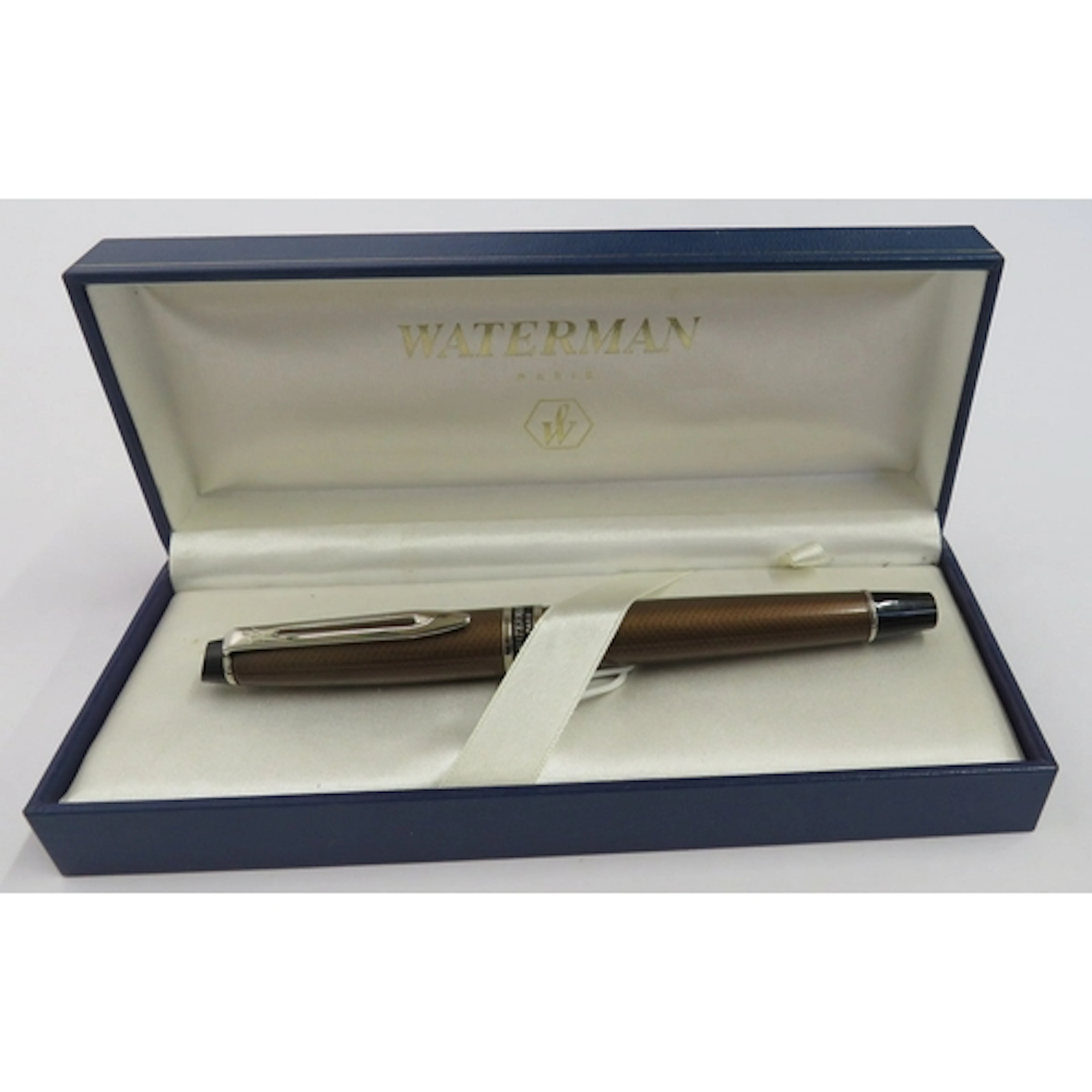 Waterman's Expert Fountain Pen, brown/taupe finish with chro...