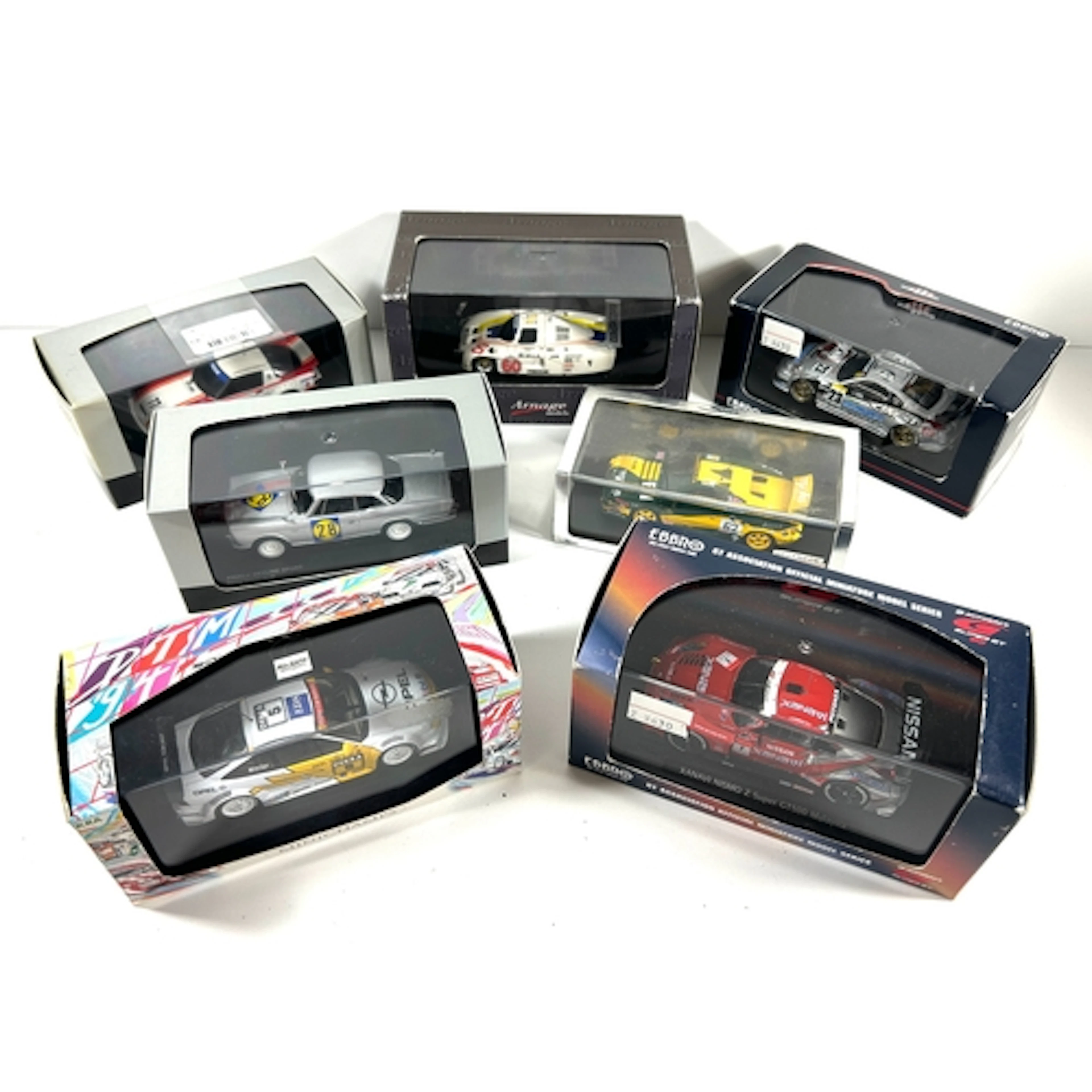 18 Various Makes. 5x EBBRO - Petronas Tom's SC430, Honda NSX...