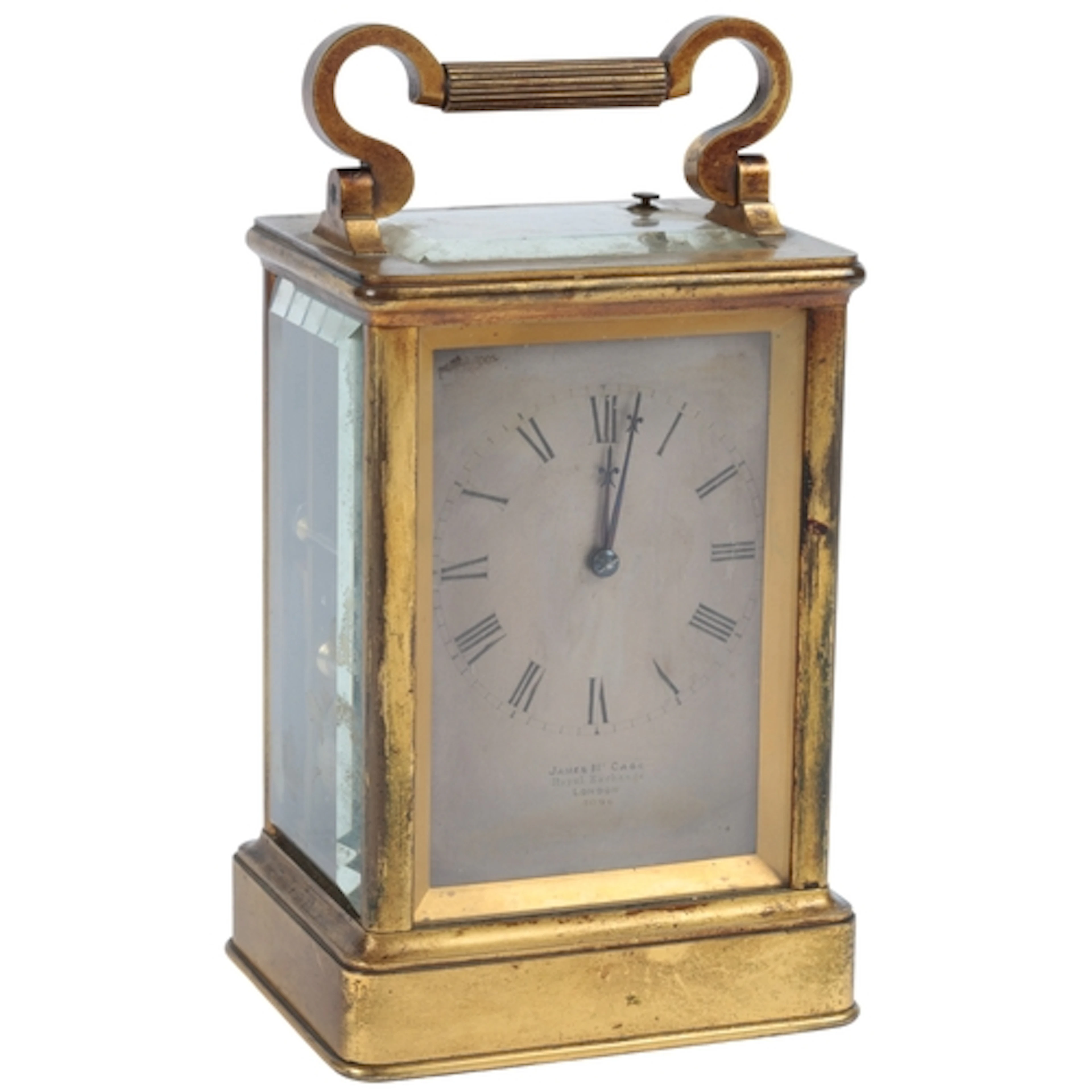 James McCabe, a fine English double fusee carriage clock, mi...