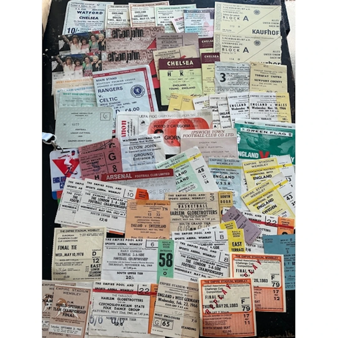 Football Ticket Collection: Must view to include a 1980 Euro...