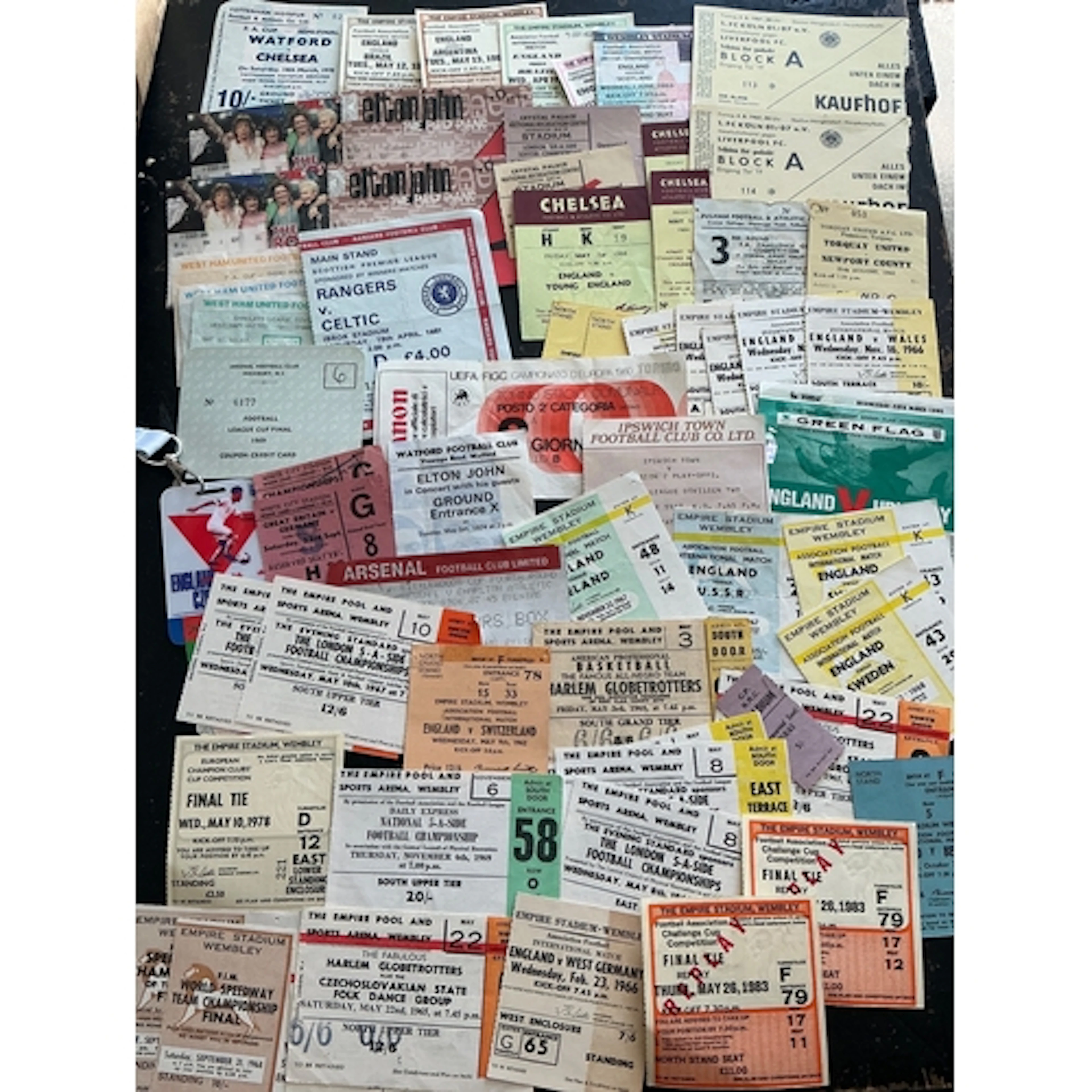 Football Ticket Collection: Must view to include a 1980 Euro...