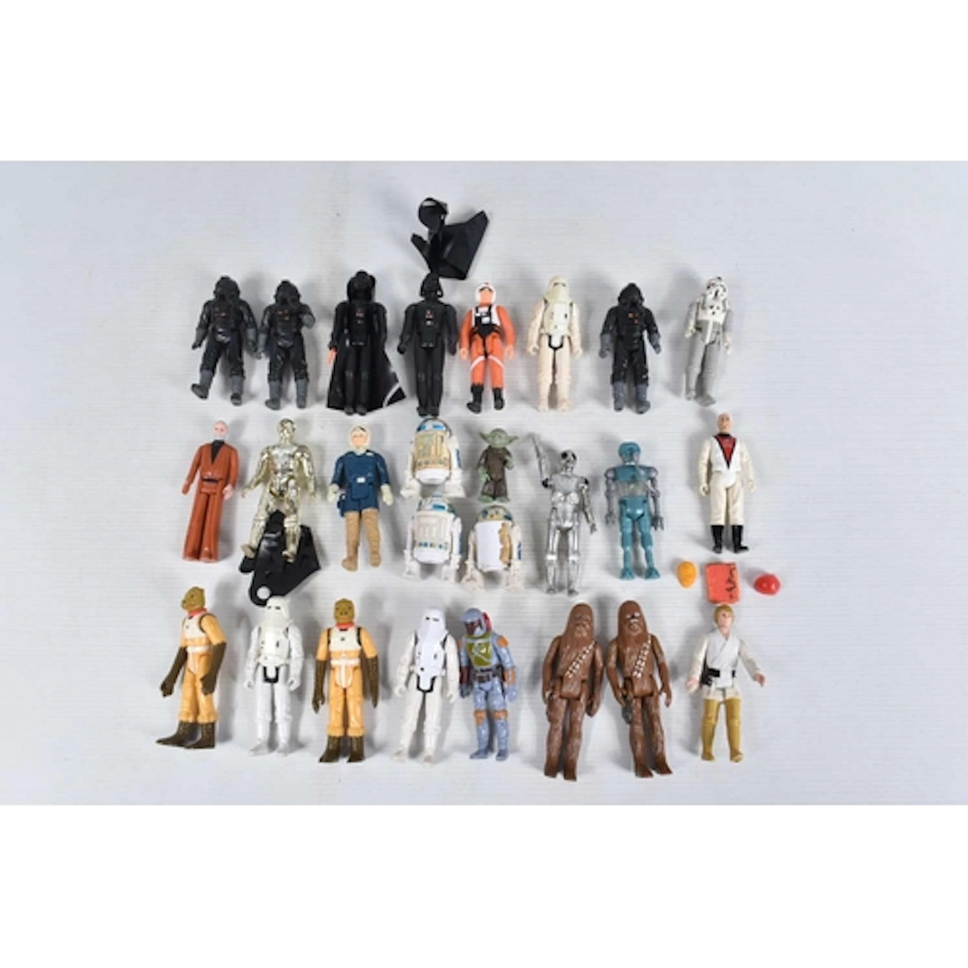 A SELECTION OF UNBOXED VINTAGE STAR WARS FIGURES, to include...