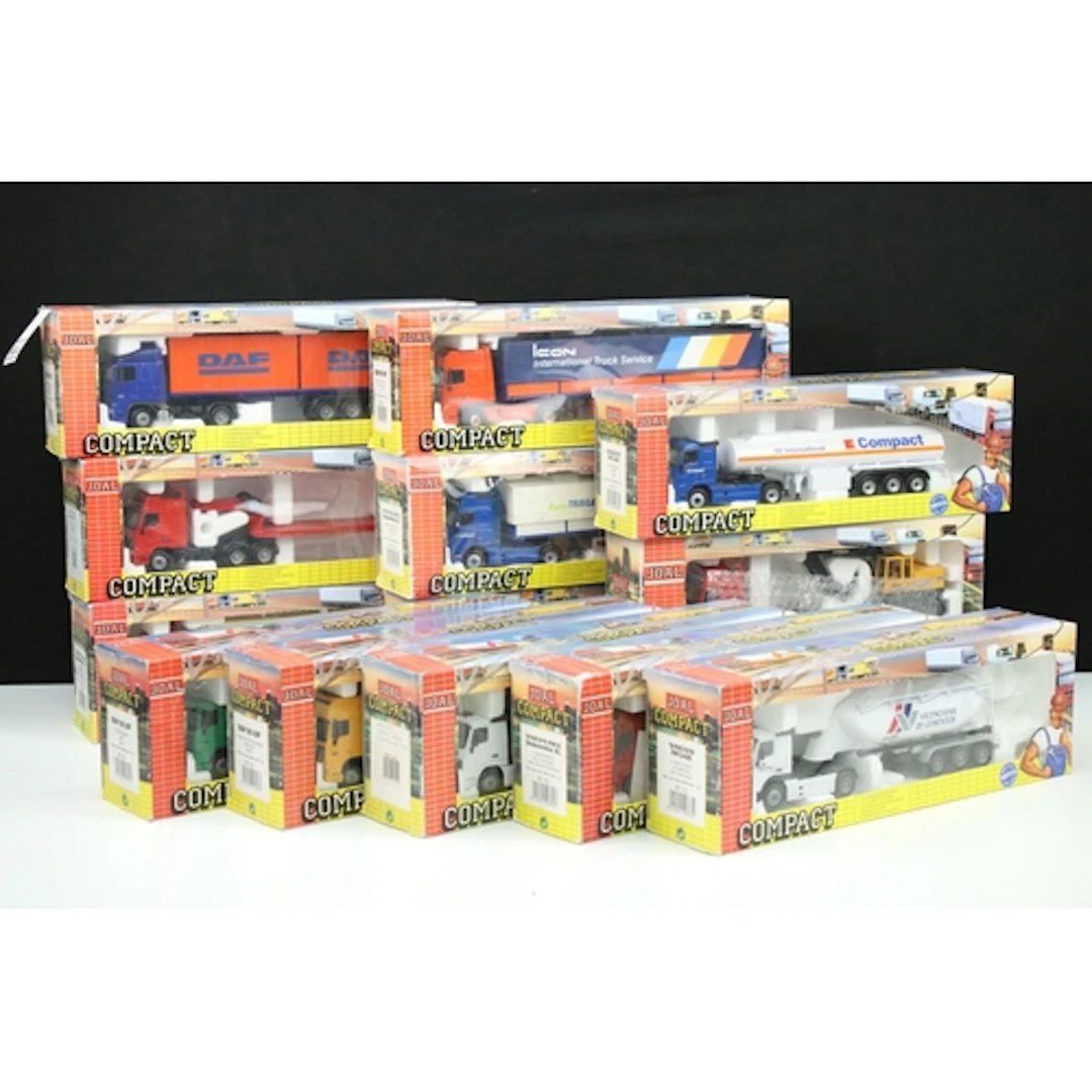 13 Boxed Joal Compact commercial and haulage diecast models ...