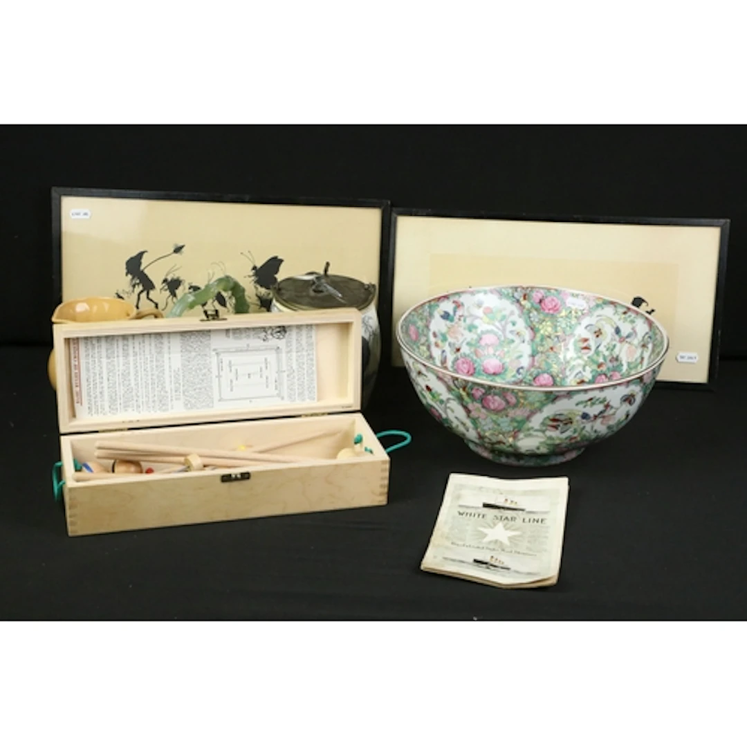 Jacques table croquet set, contained within branded box, tog...