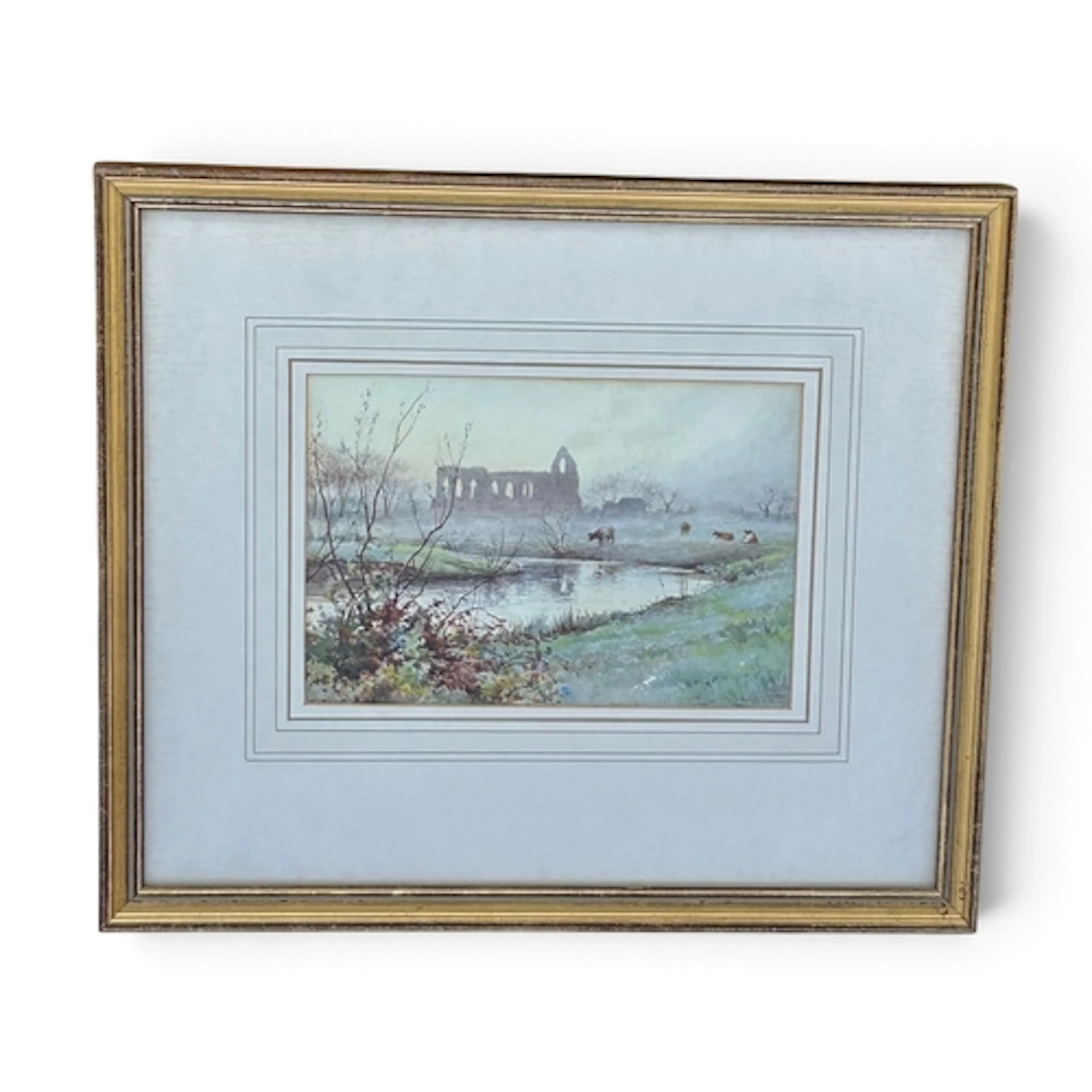 PERCY ROBERTSON (BRITISH, 1868-1934): 'NEWARK ABBEY, 1894' W...