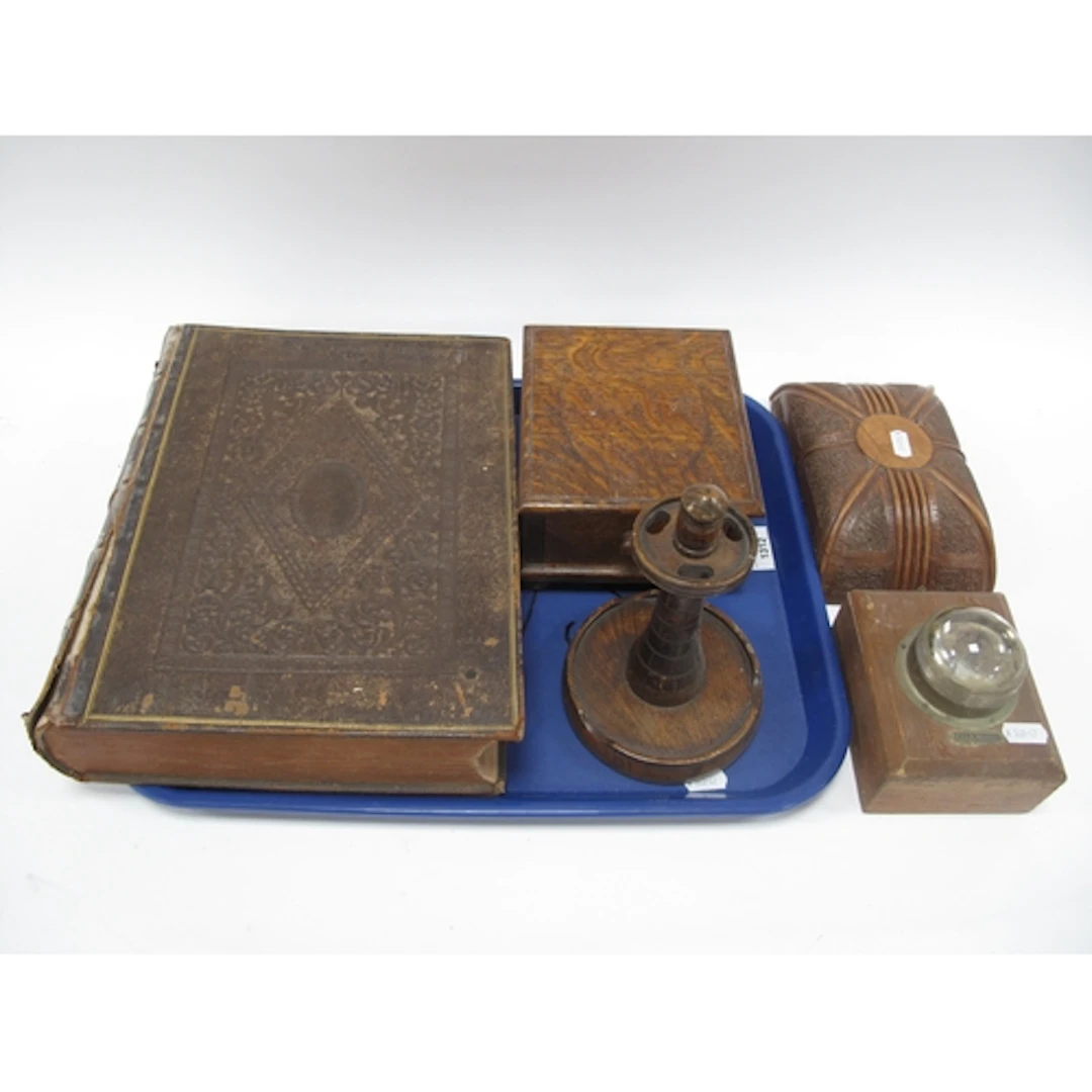 Collectables, including an 1854 edition of The Holy Bible pr...