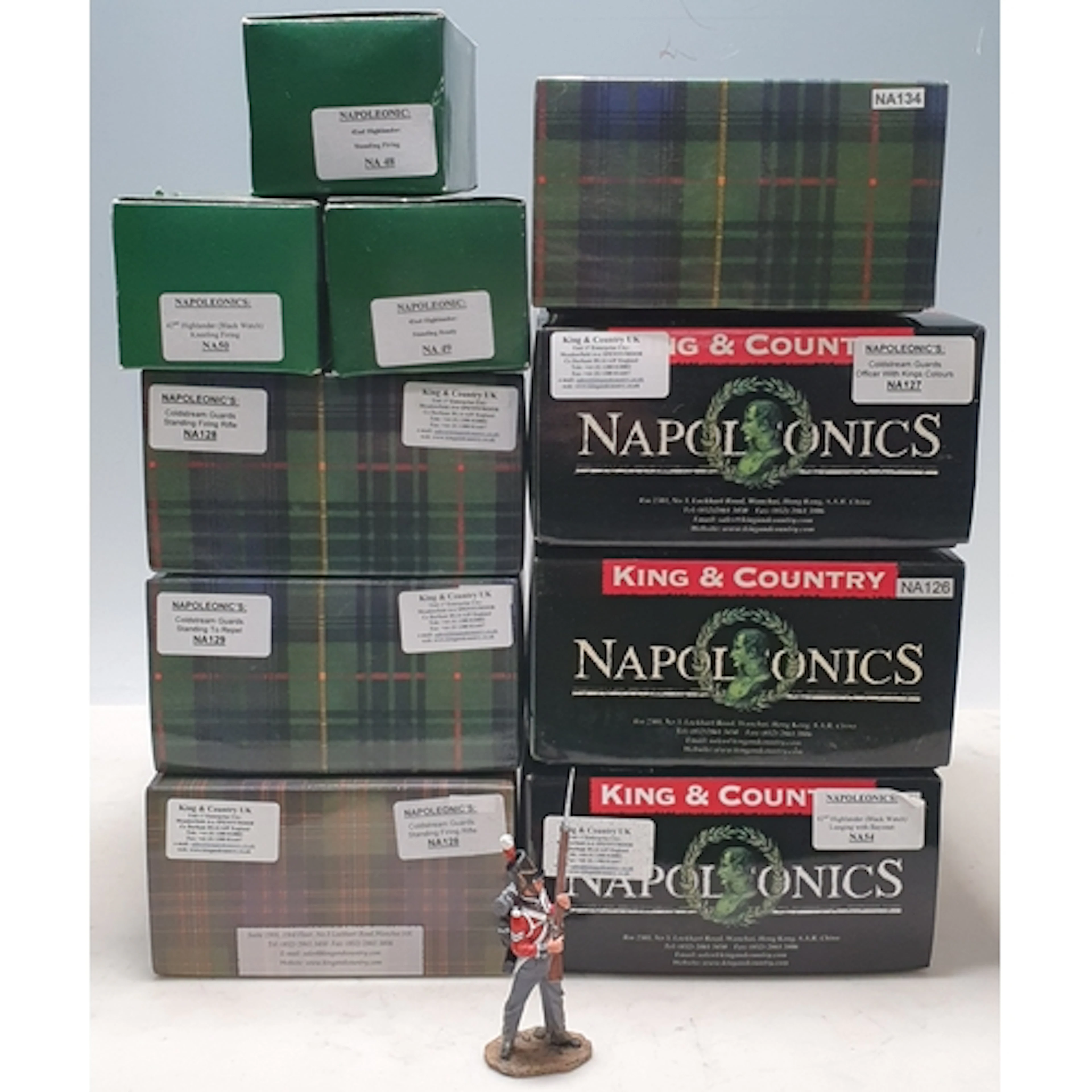 Ten boxed King & Country Napoleonics Military Figures compri...