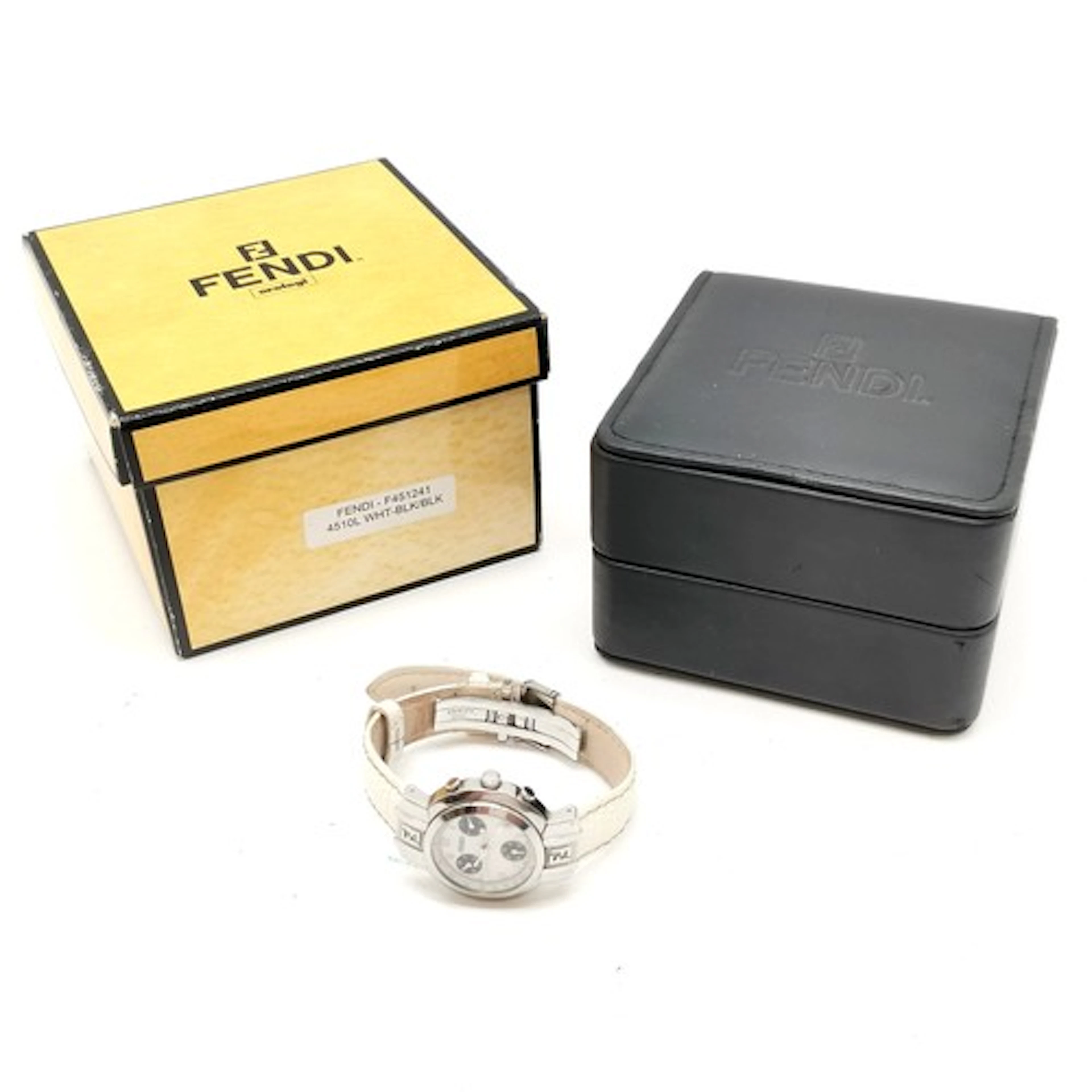 Fendi stainless steel 30mm cased quartz wristwatch #008-4500...