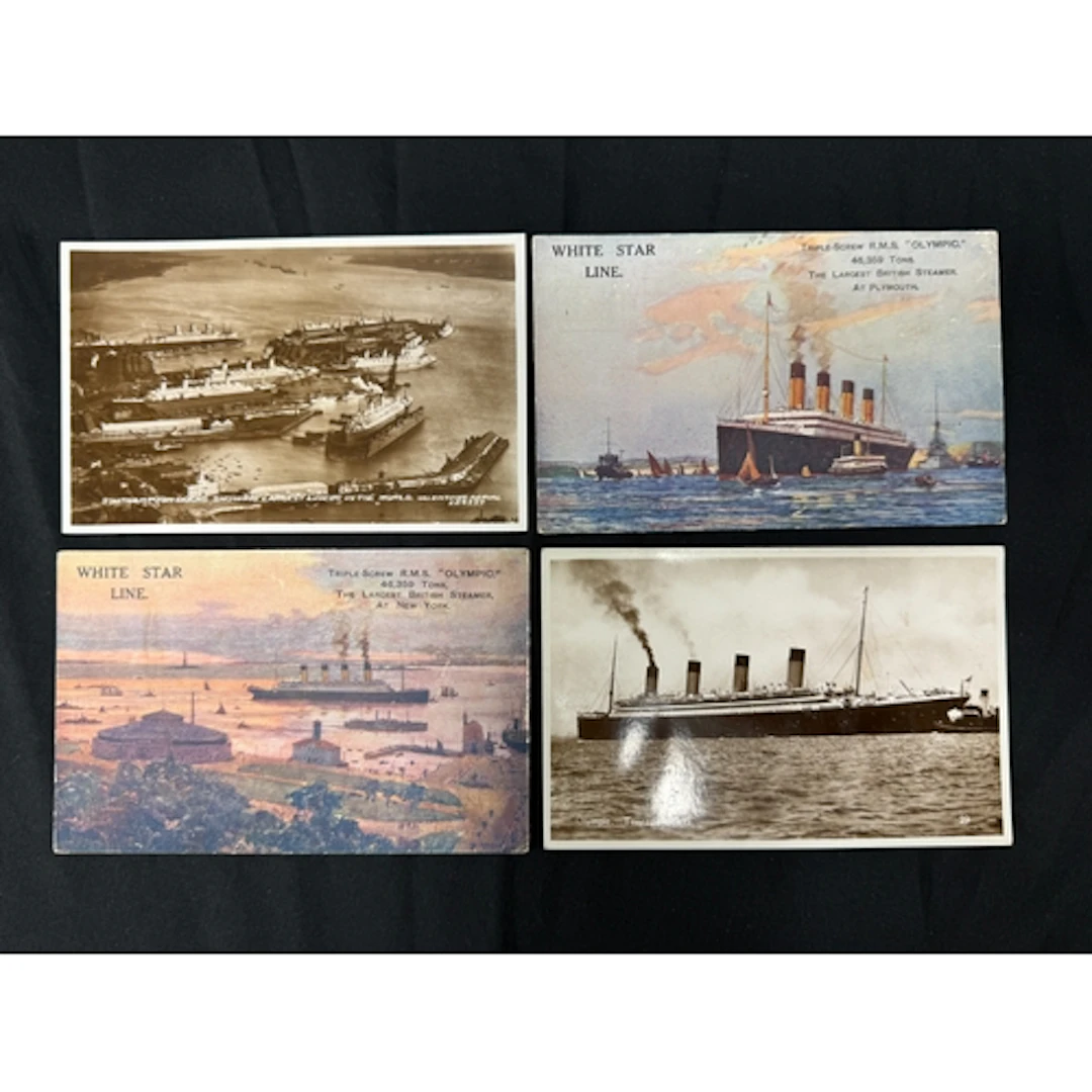 R.M.S. Olympic: R.M.S. Olympic: Postcards including Olympic...